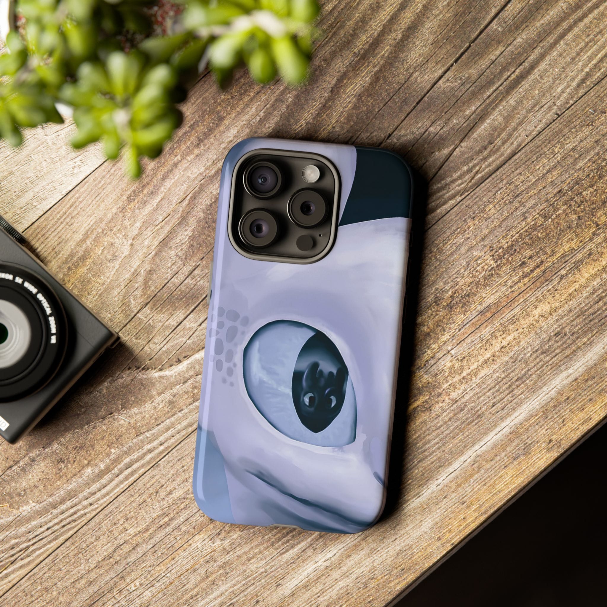 HTTYD: Light Fury in Love Inspired Tough Cases - Valentine's Day Couple Gifts - case design close up