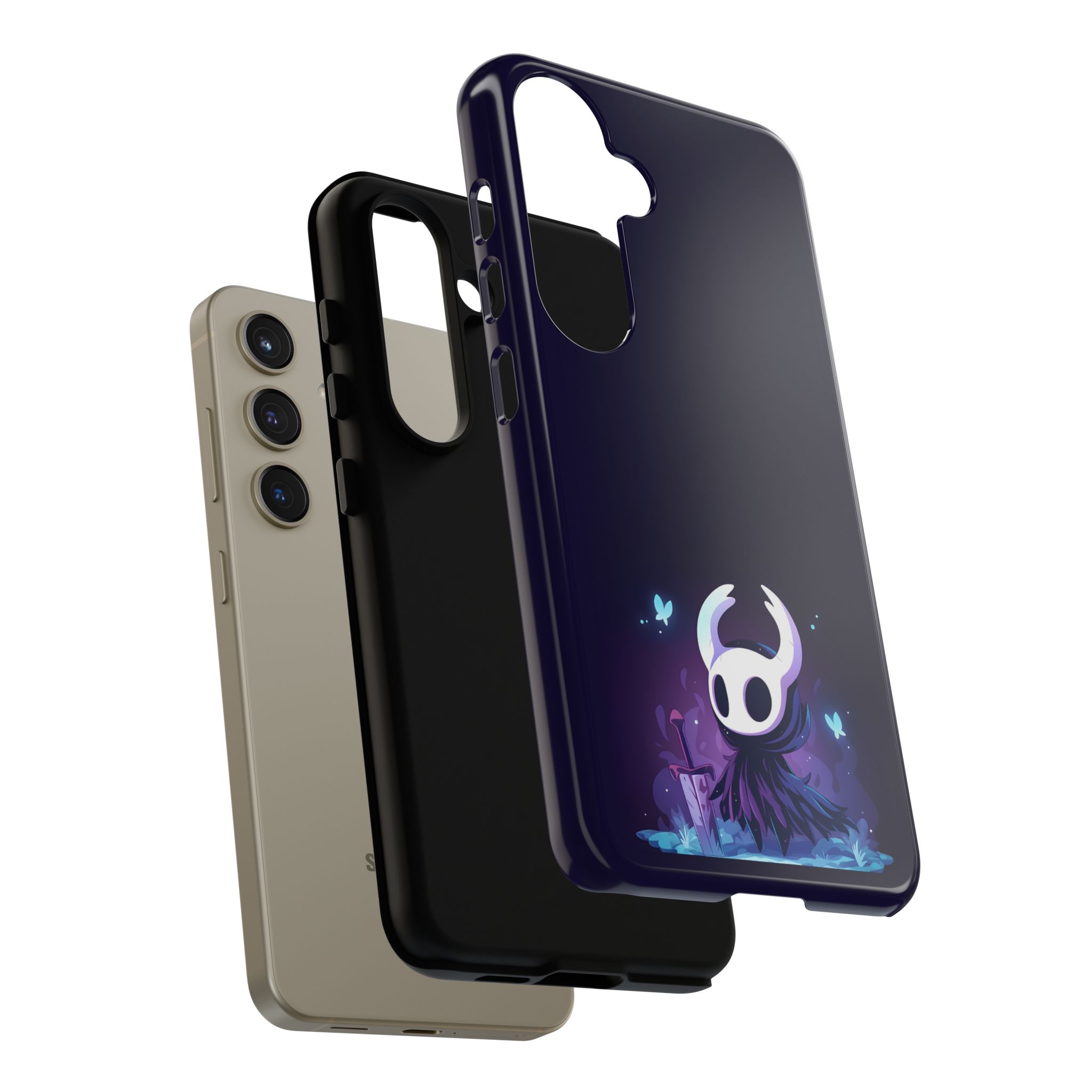 Hollow Knight Glowing Inspired Phone Cases - case back design view