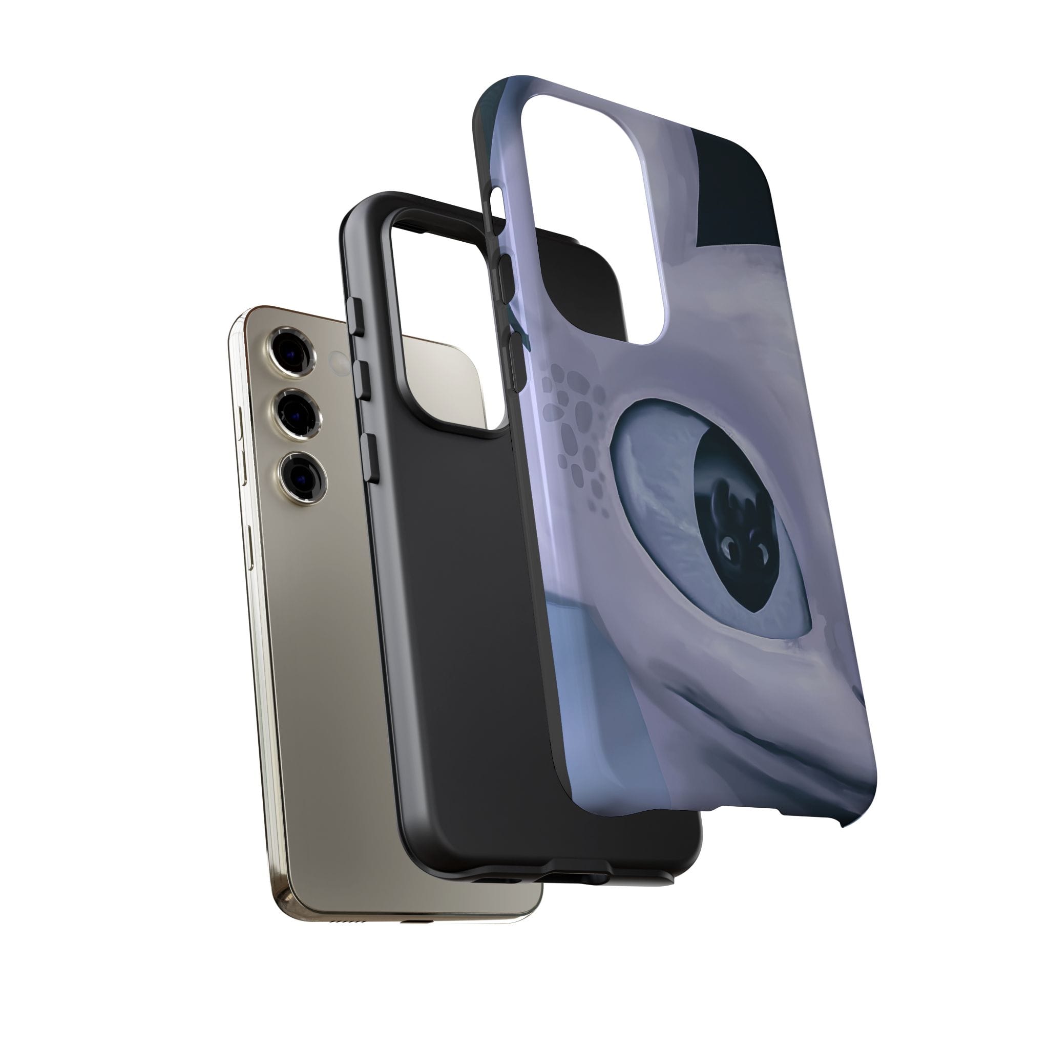 HTTYD: Light Fury in Love Inspired Tough Cases - Valentine's Day Couple Gifts - protective case mockup