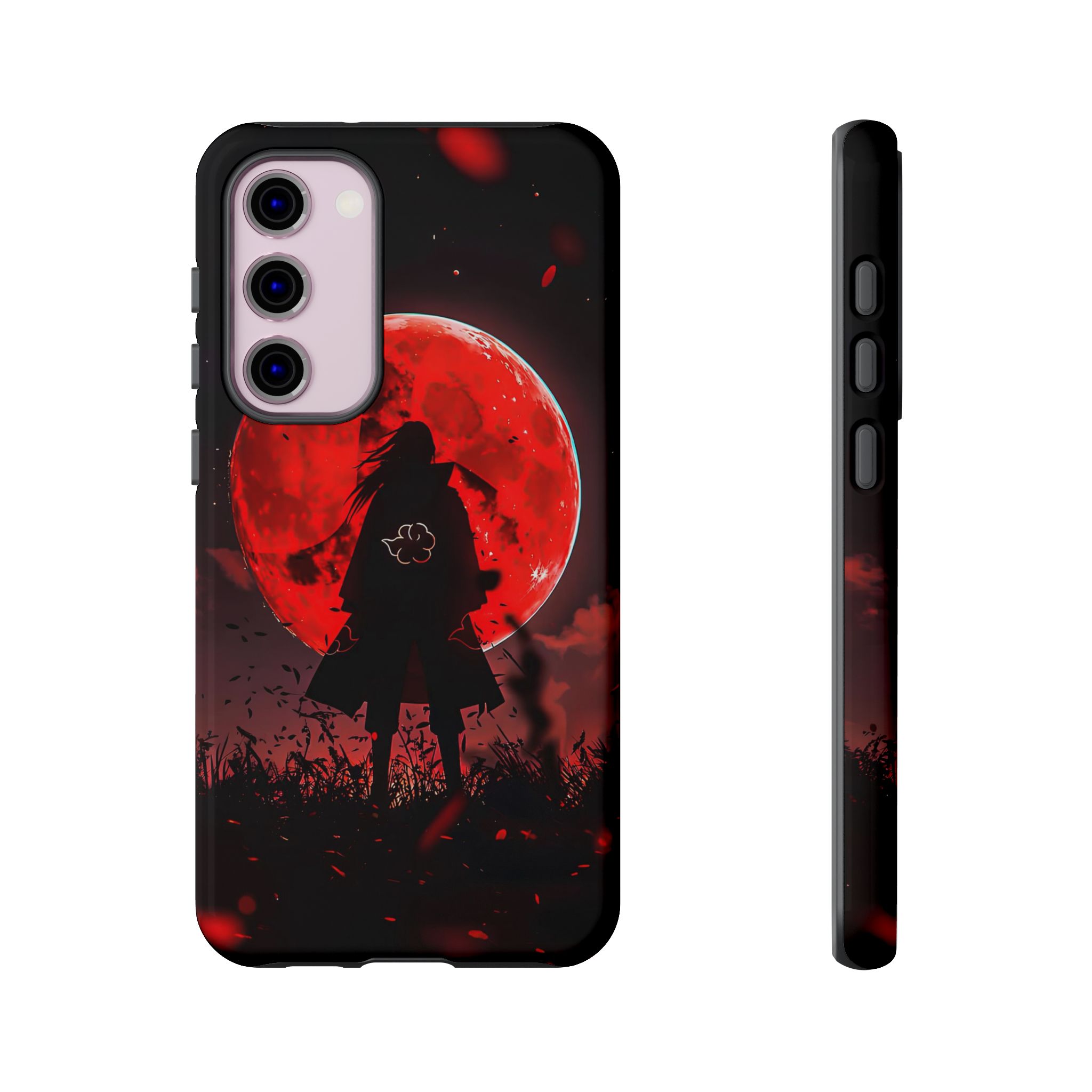 Itachi Red Moon Anime Inspired Tough Phone Cases - bold design phone case