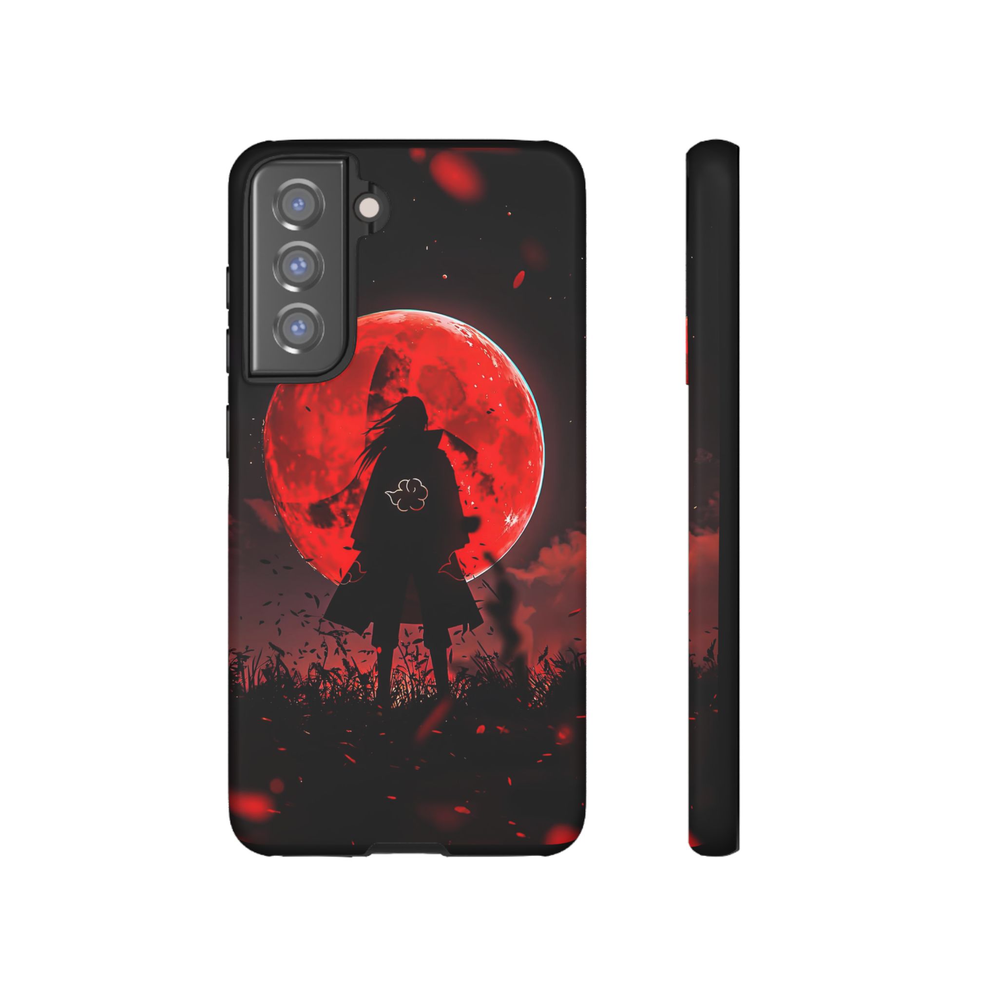 Itachi Red Moon Anime Inspired Tough Phone Cases - tough case front view