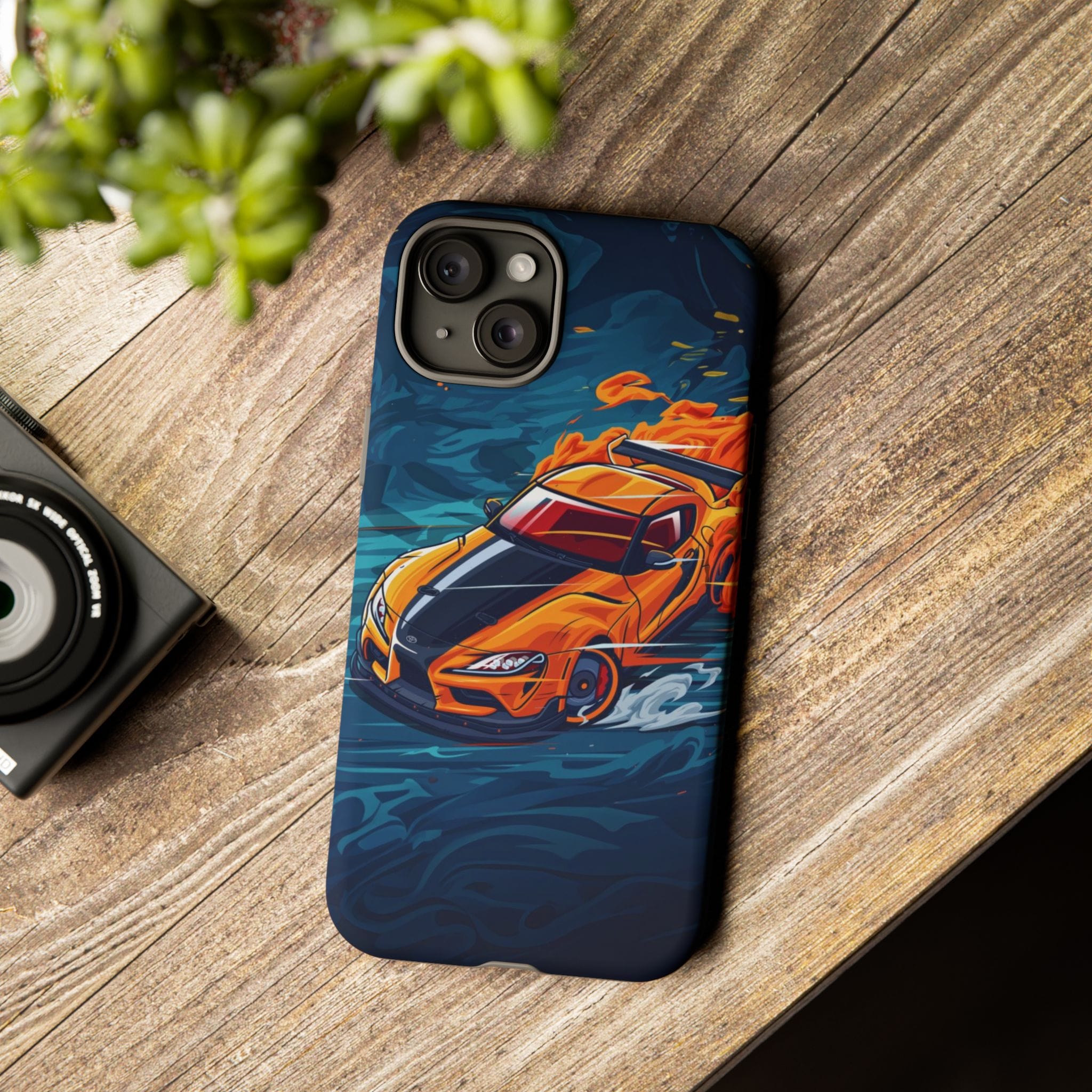 Car Lover Supra Inspired Tough Cases - graphic design phone case