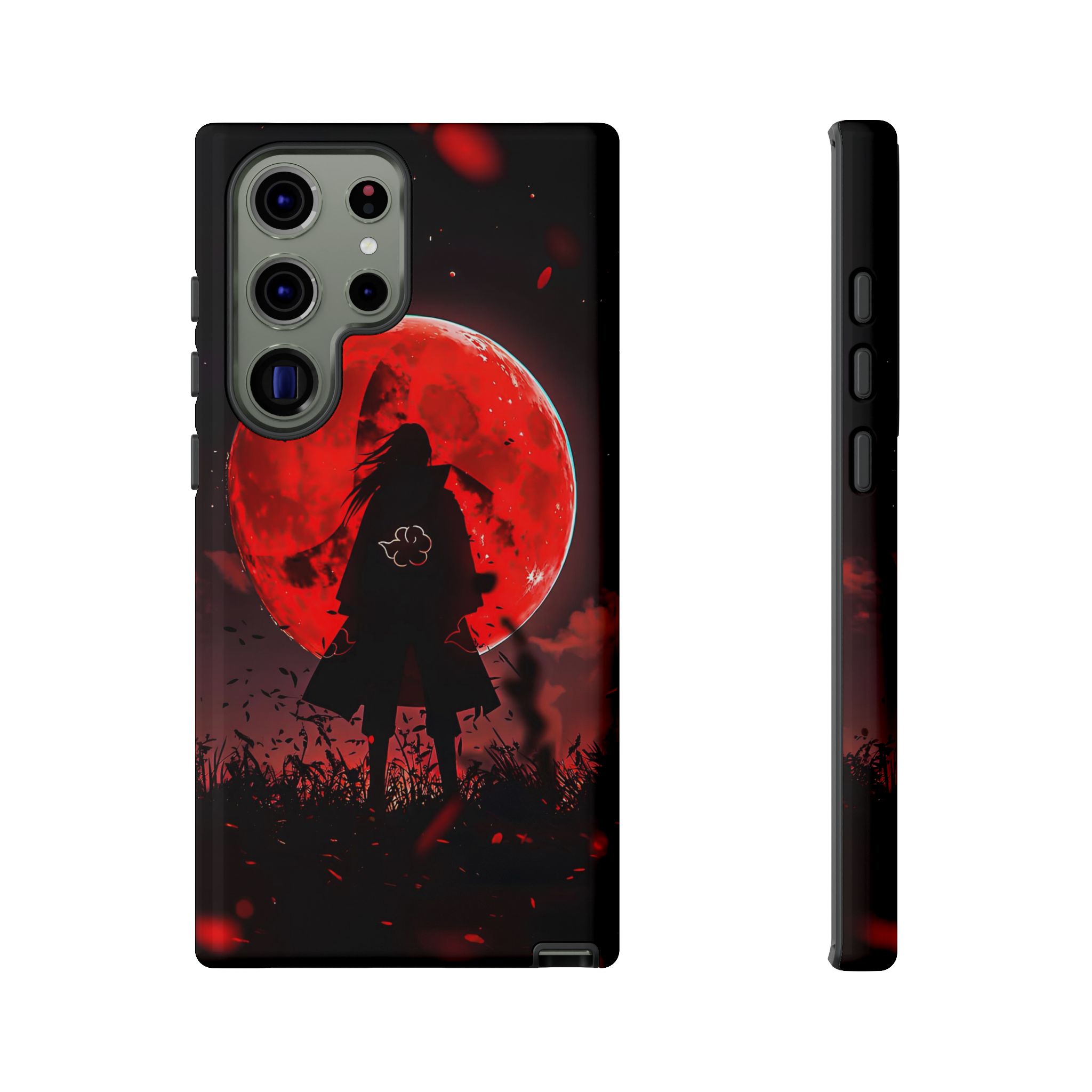 Itachi Red Moon Anime Inspired Tough Phone Cases - durable phone case