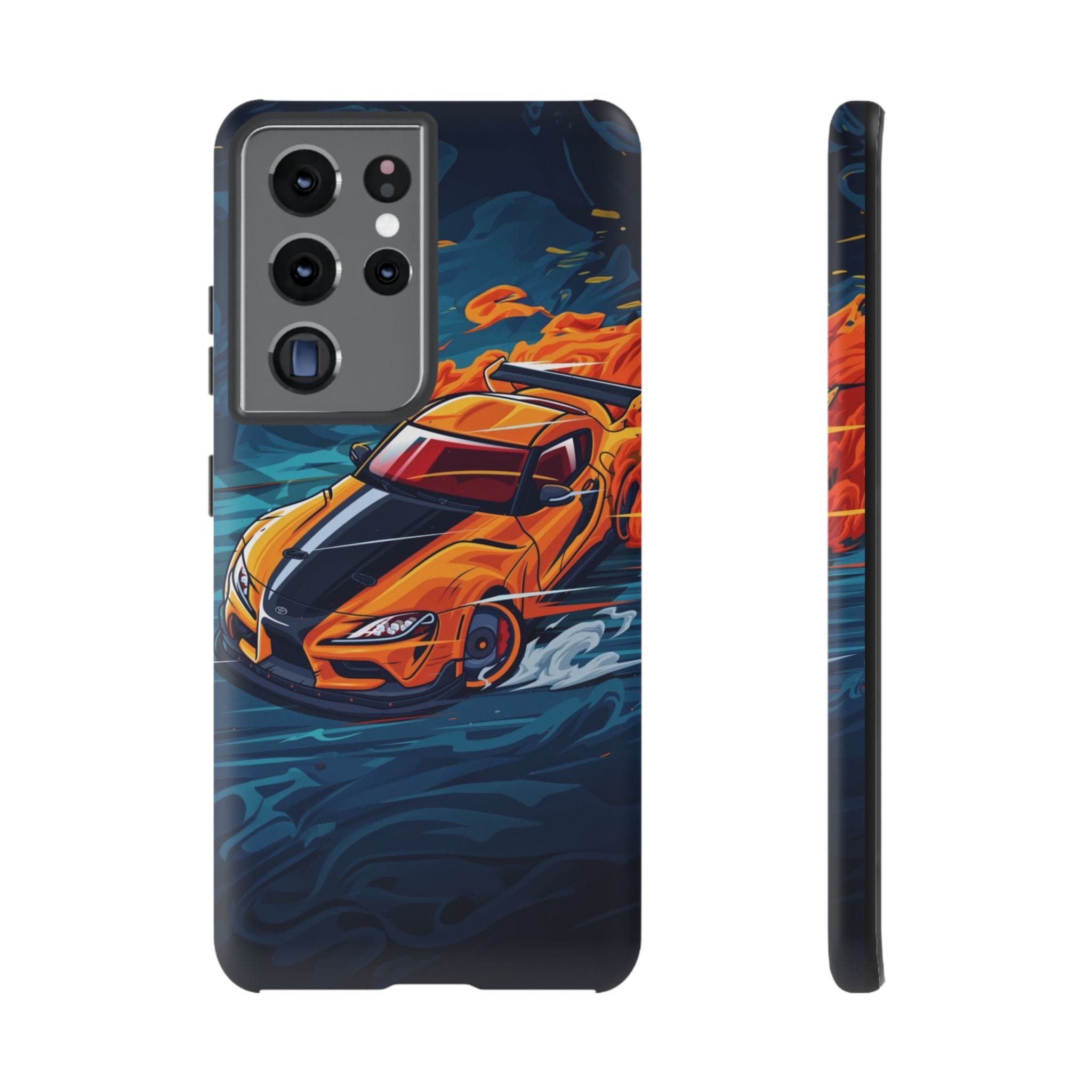 Car Lover Supra Inspired Tough Cases - bold design phone case
