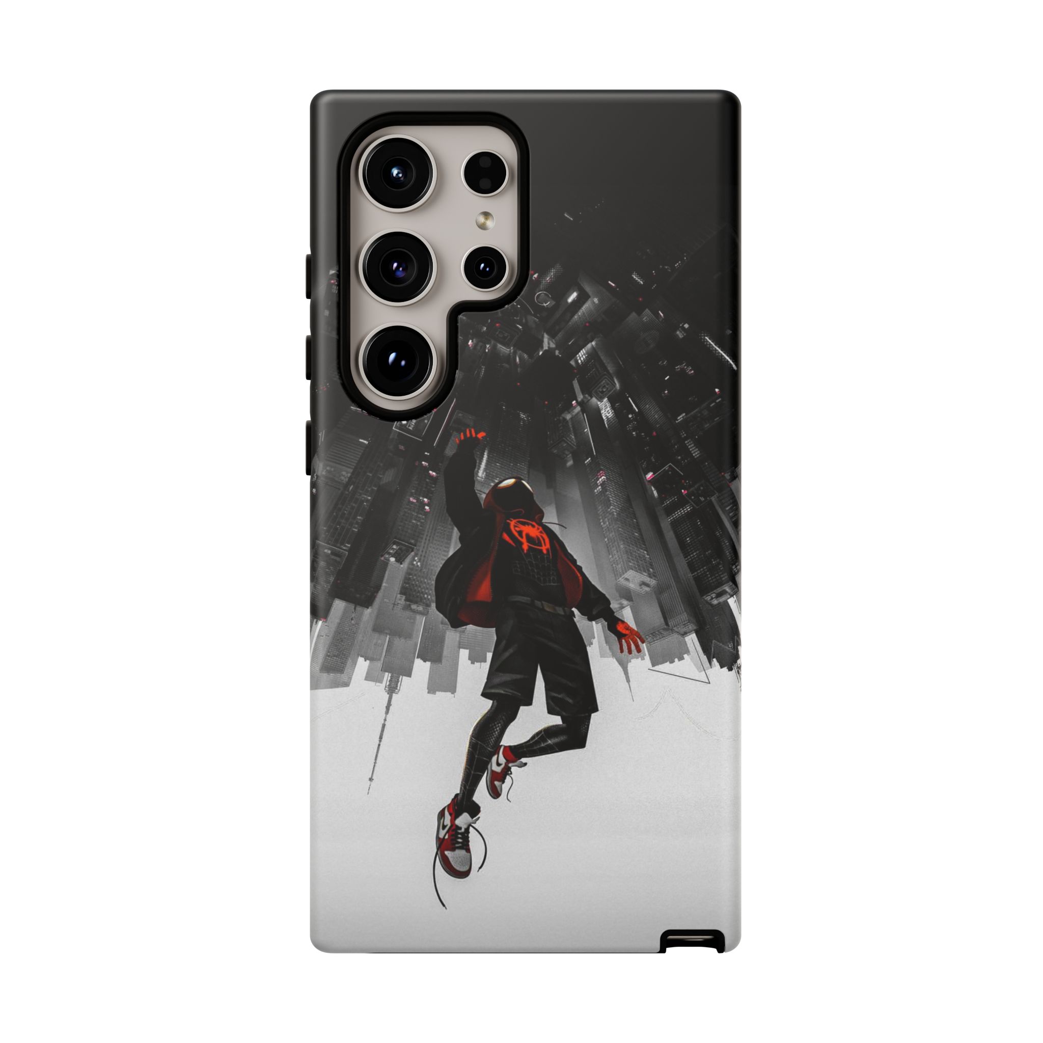 Mile Morale Spider Inspired Tough Cases - detailed case artwork