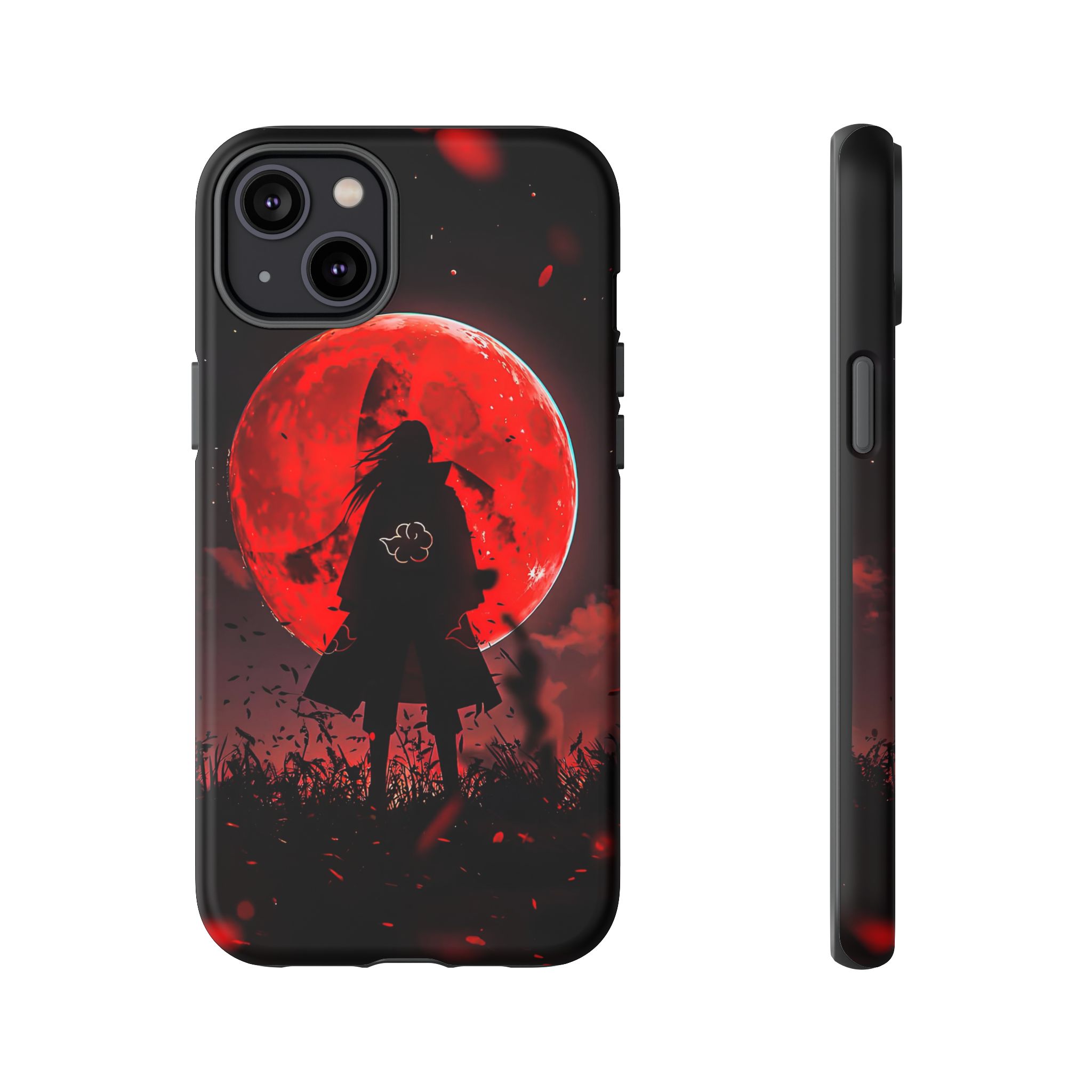 Itachi Red Moon Anime Inspired Tough Phone Cases - impact resistant case