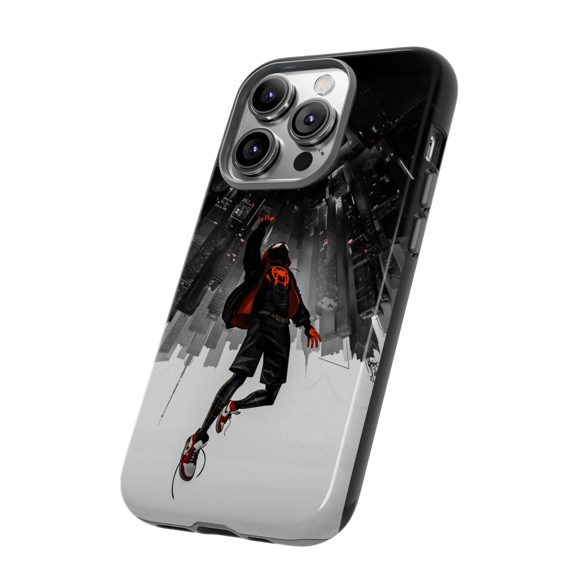 Mile Morale Spider Inspired Tough Cases - graphic design phone case