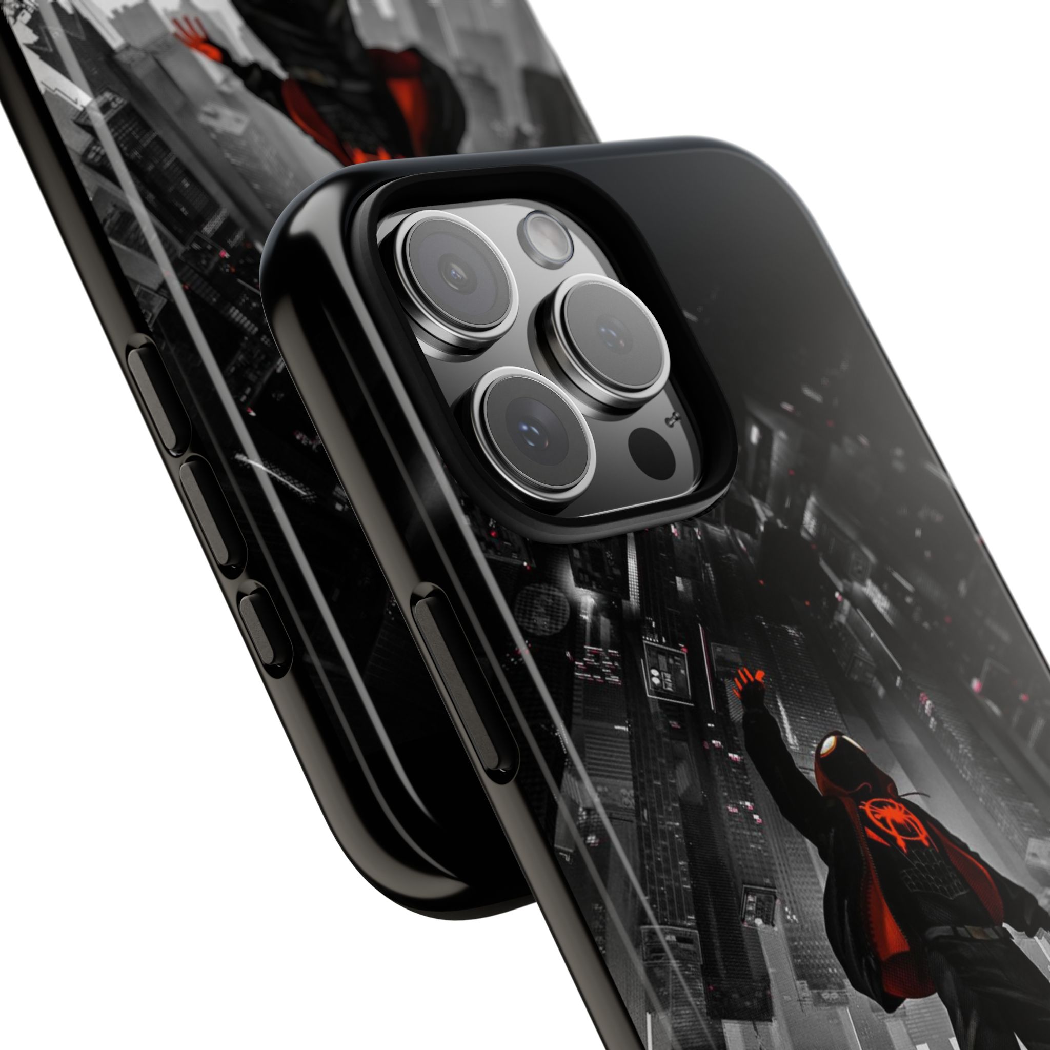 Mile Morale Spider Inspired Tough Cases - printed case design