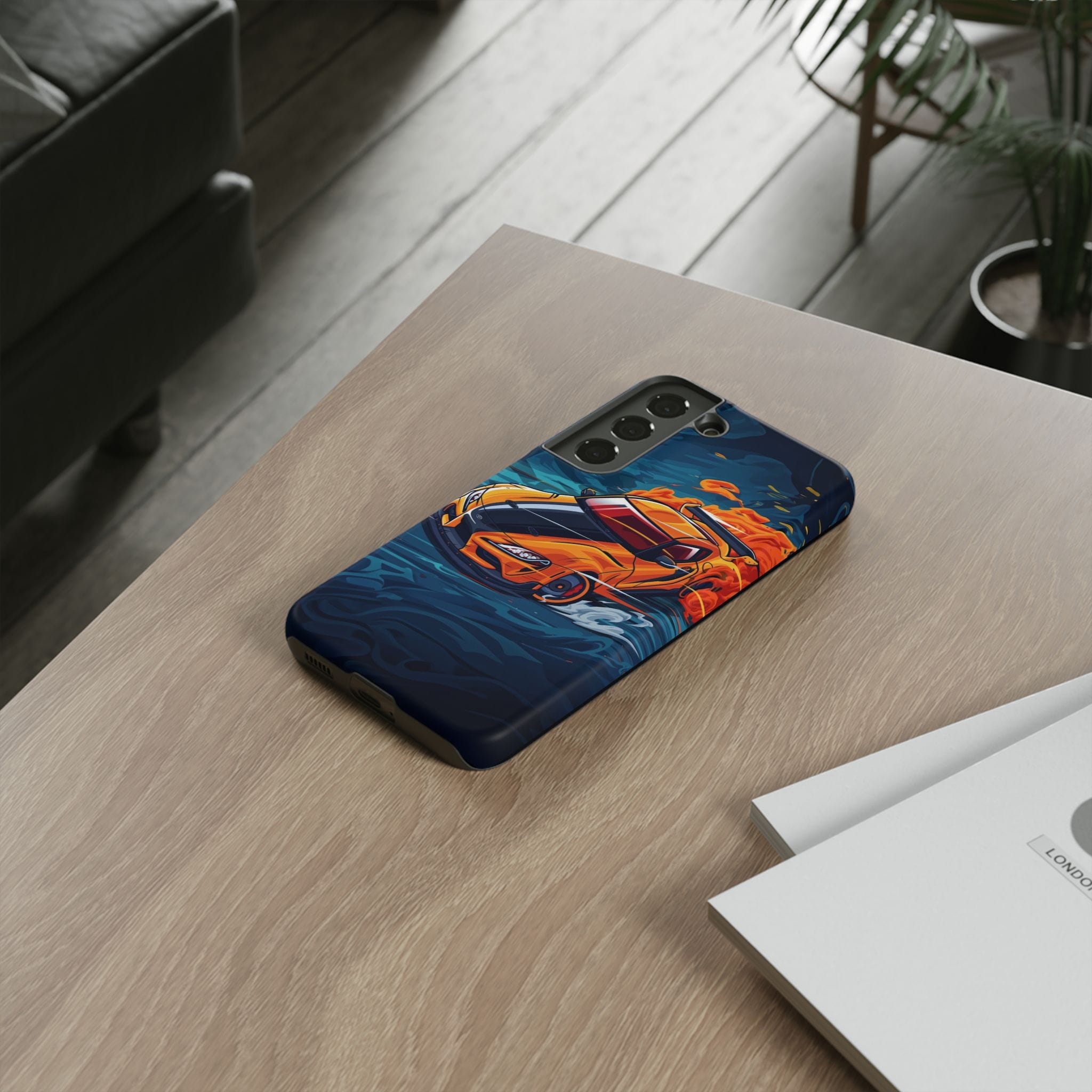 Car Lover Supra Inspired Tough Cases - phone case rear design