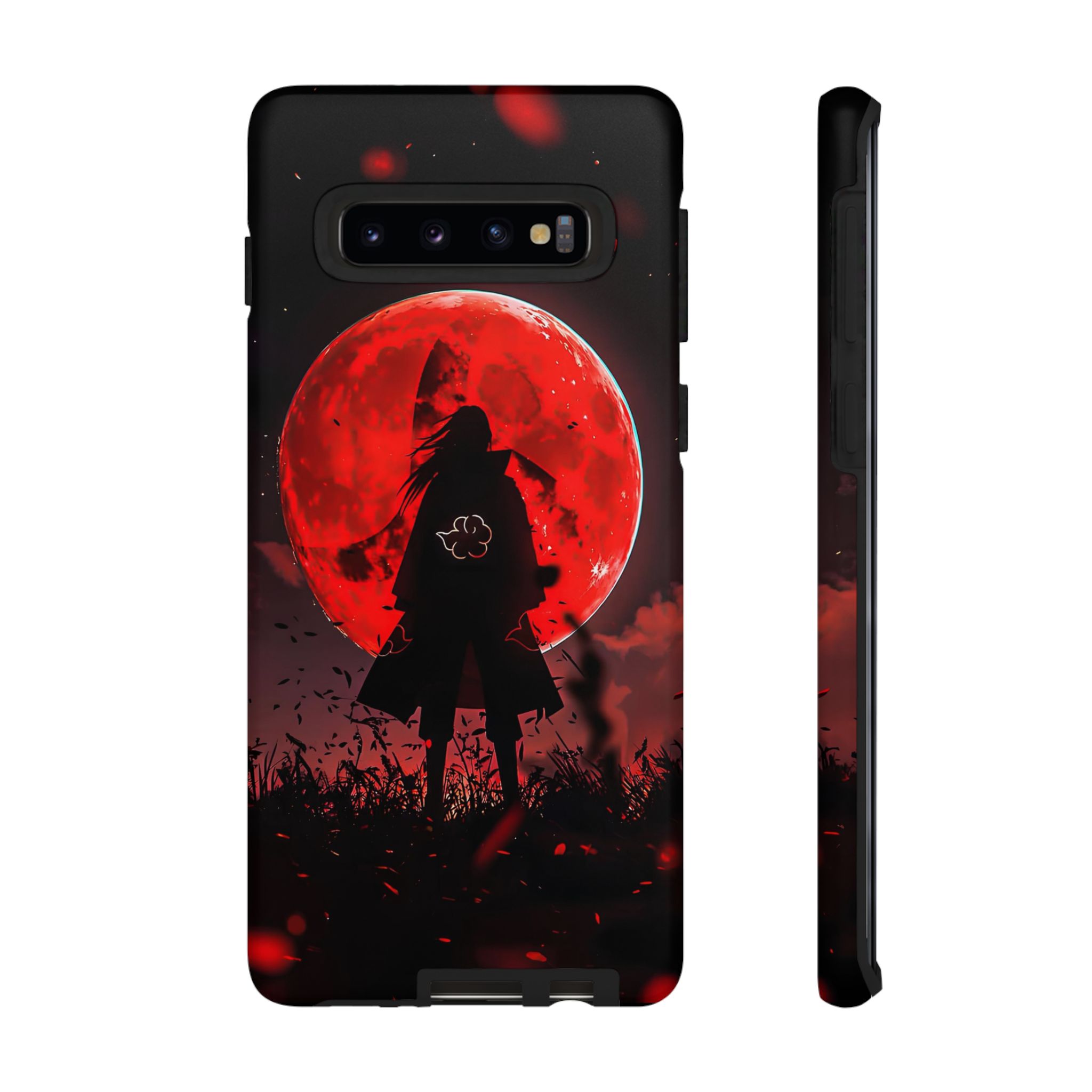 Itachi Red Moon Anime Inspired Tough Phone Cases - stylish phone case option