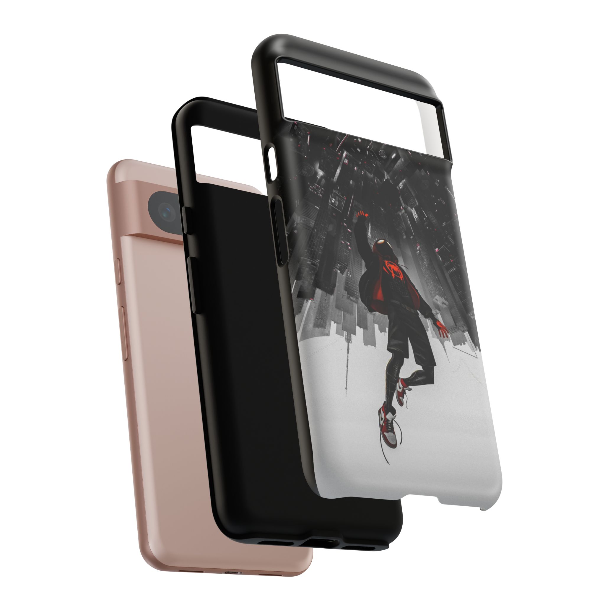 Mile Morale Spider Inspired Tough Cases - phone case rear design