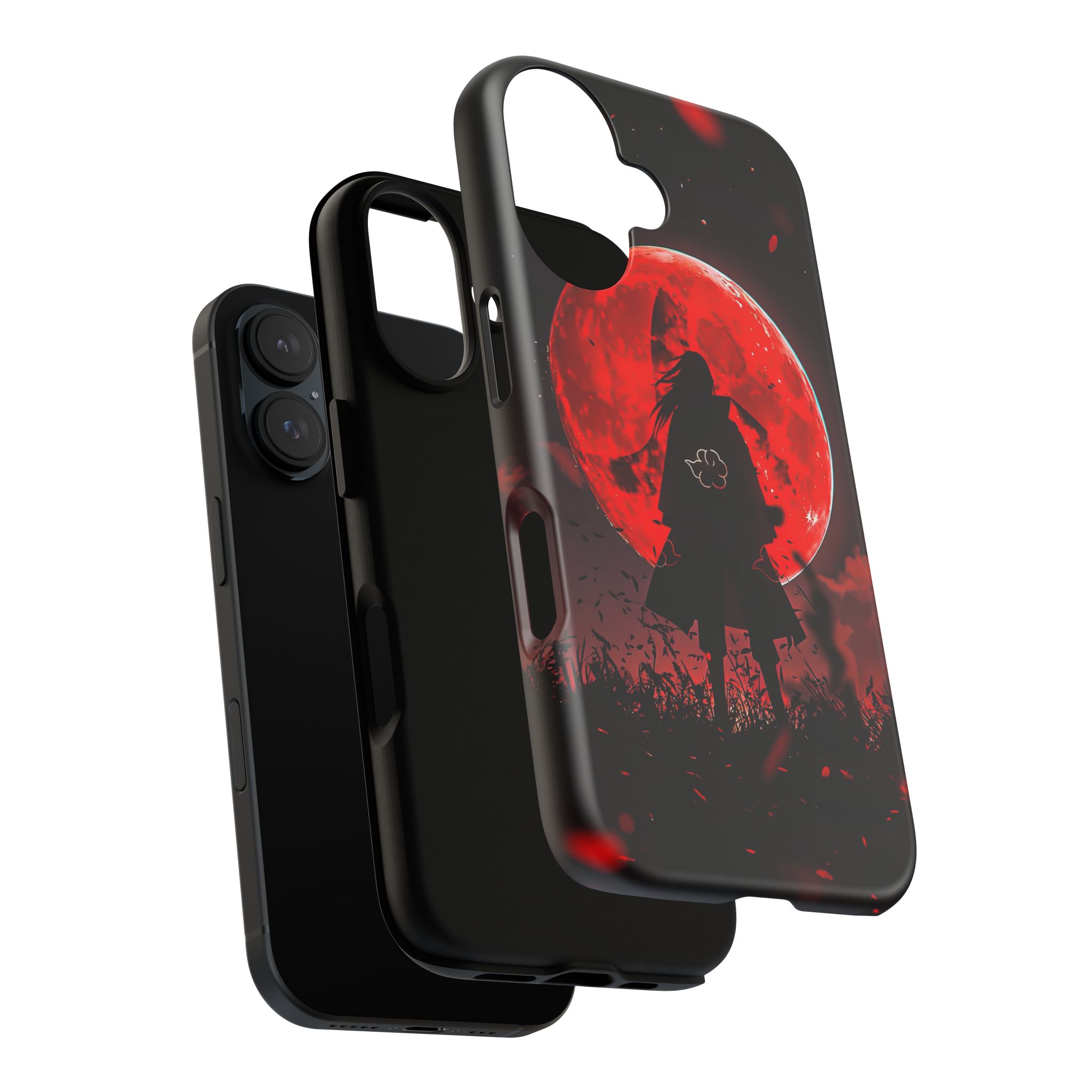 Itachi Red Moon Anime Inspired Tough Phone Cases - impact resistant case