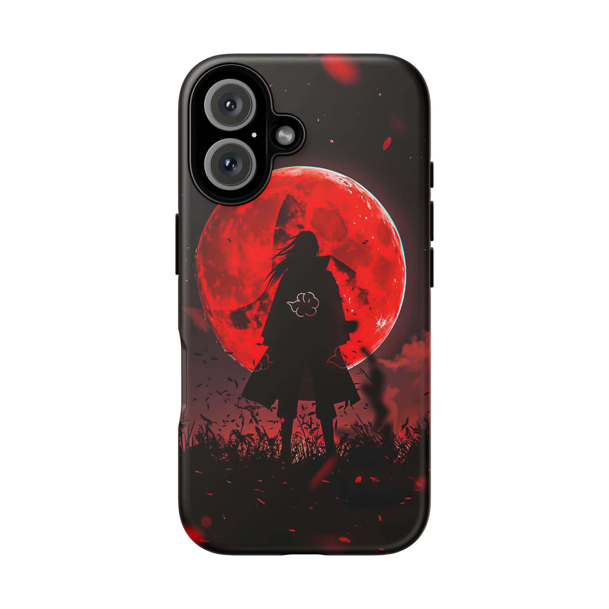 Itachi Red Moon Anime Inspired Tough Phone Cases - durable phone case