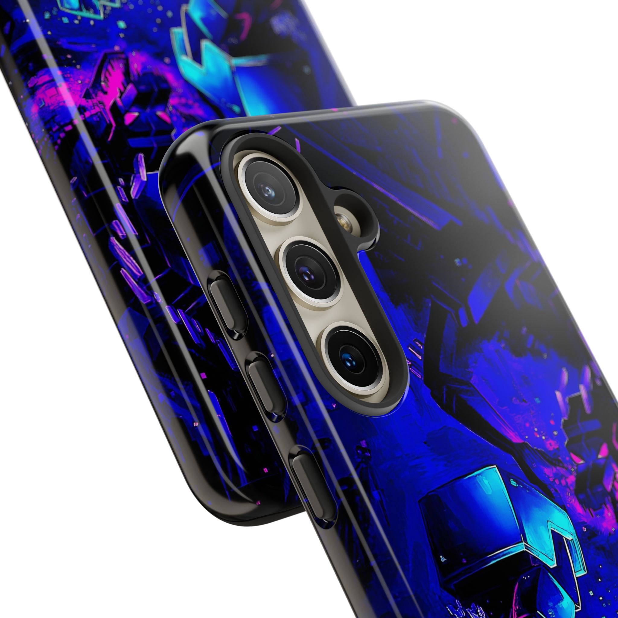 Minecraft End Dragon Fight Inspired Tough Cases - slim fit case mockup