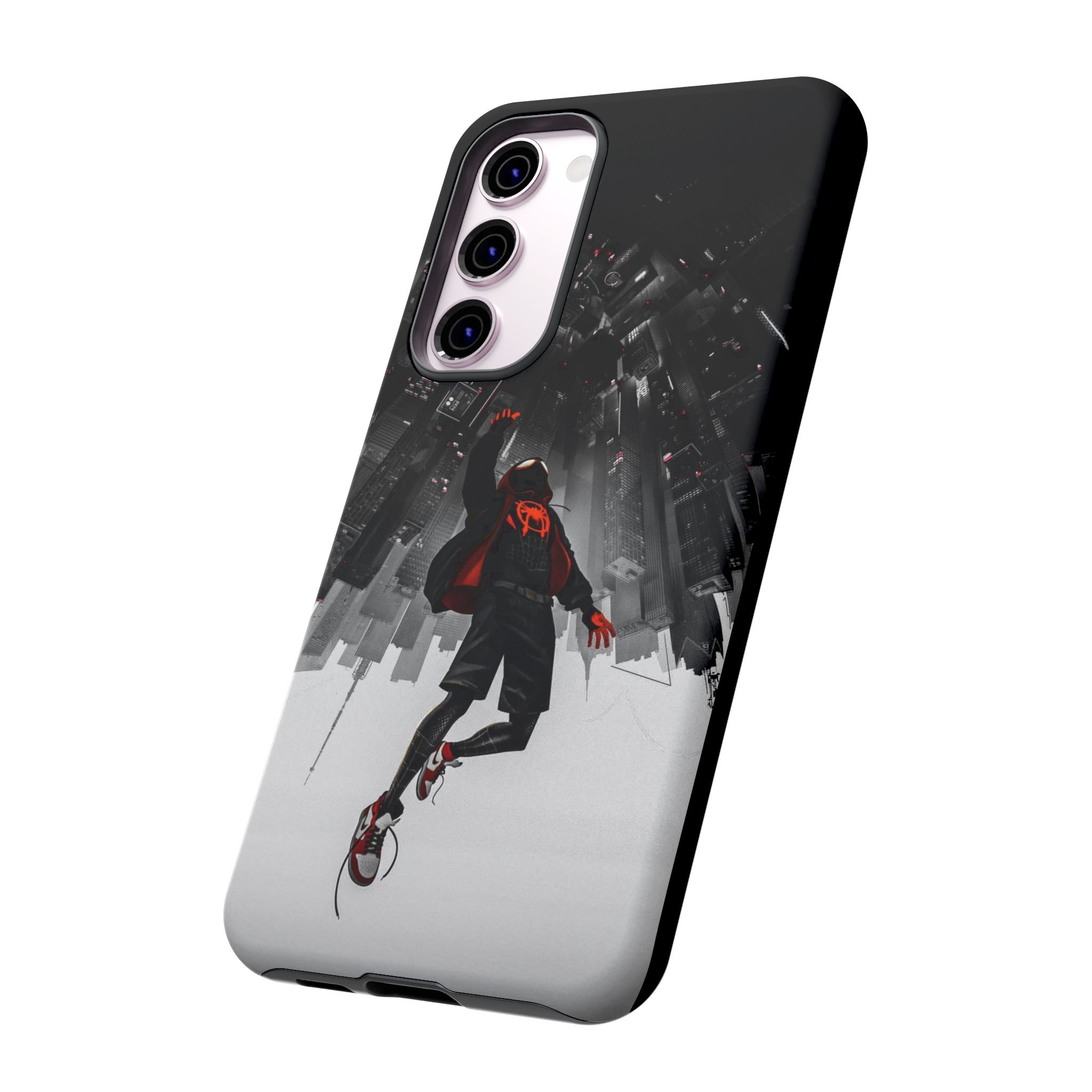 Mile Morale Spider Inspired Tough Cases - sleek phone case design