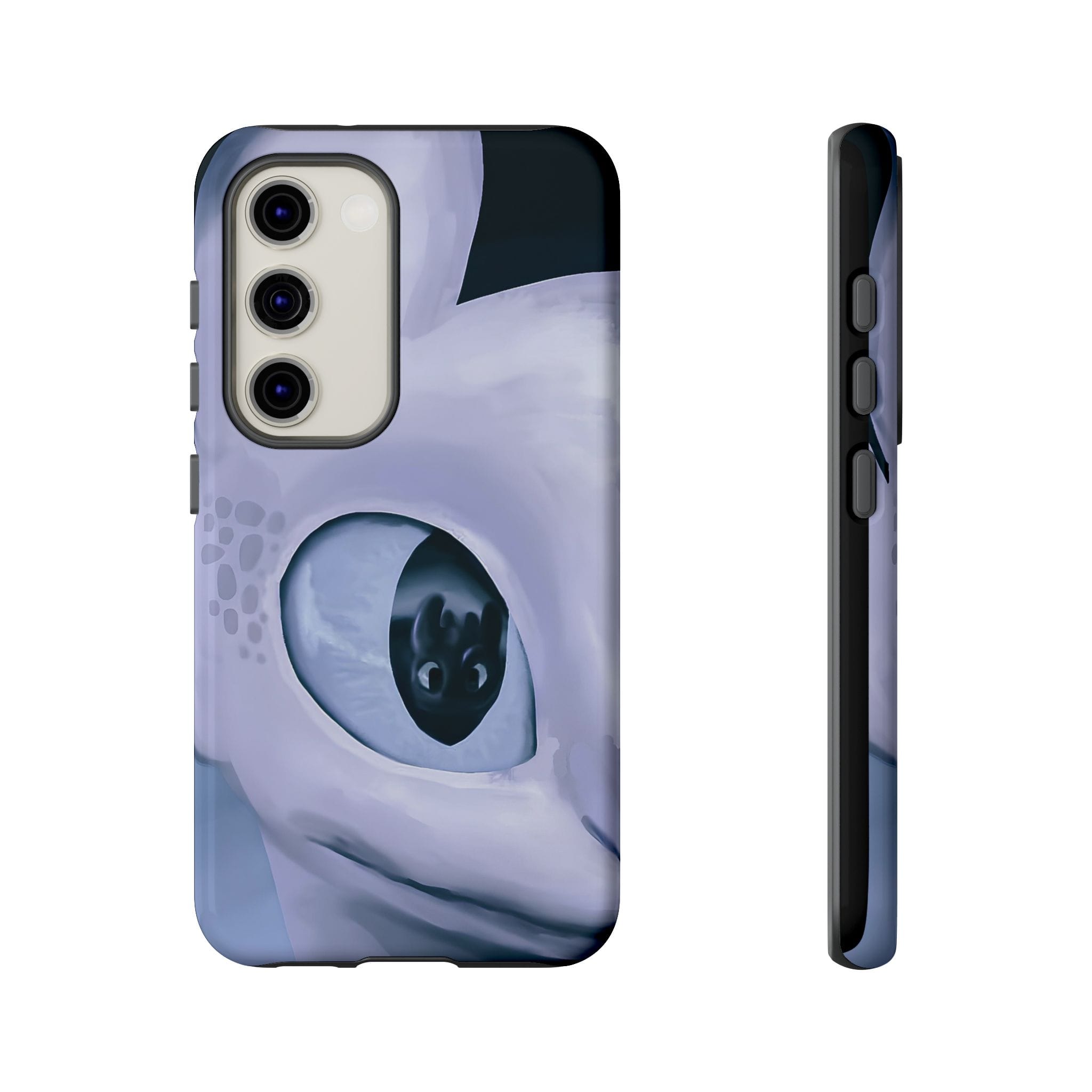 HTTYD: Light Fury in Love Inspired Tough Cases - Valentine's Day Couple Gifts - detailed case artwork