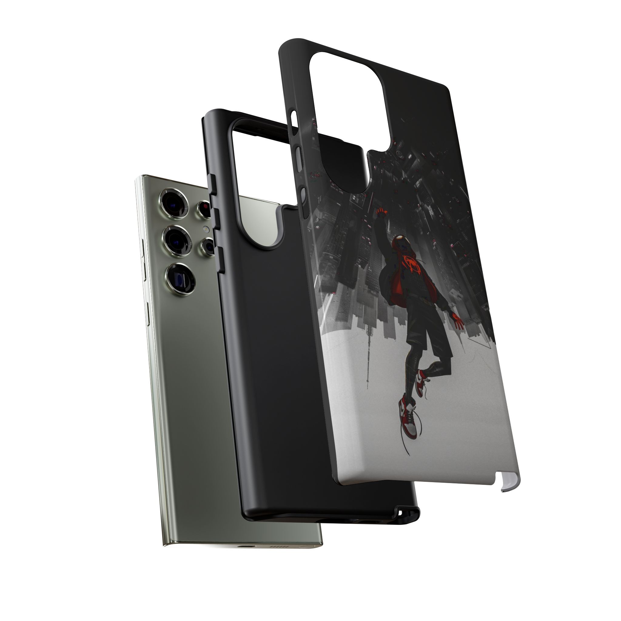 Mile Morale Spider Inspired Tough Cases - protective case mockup
