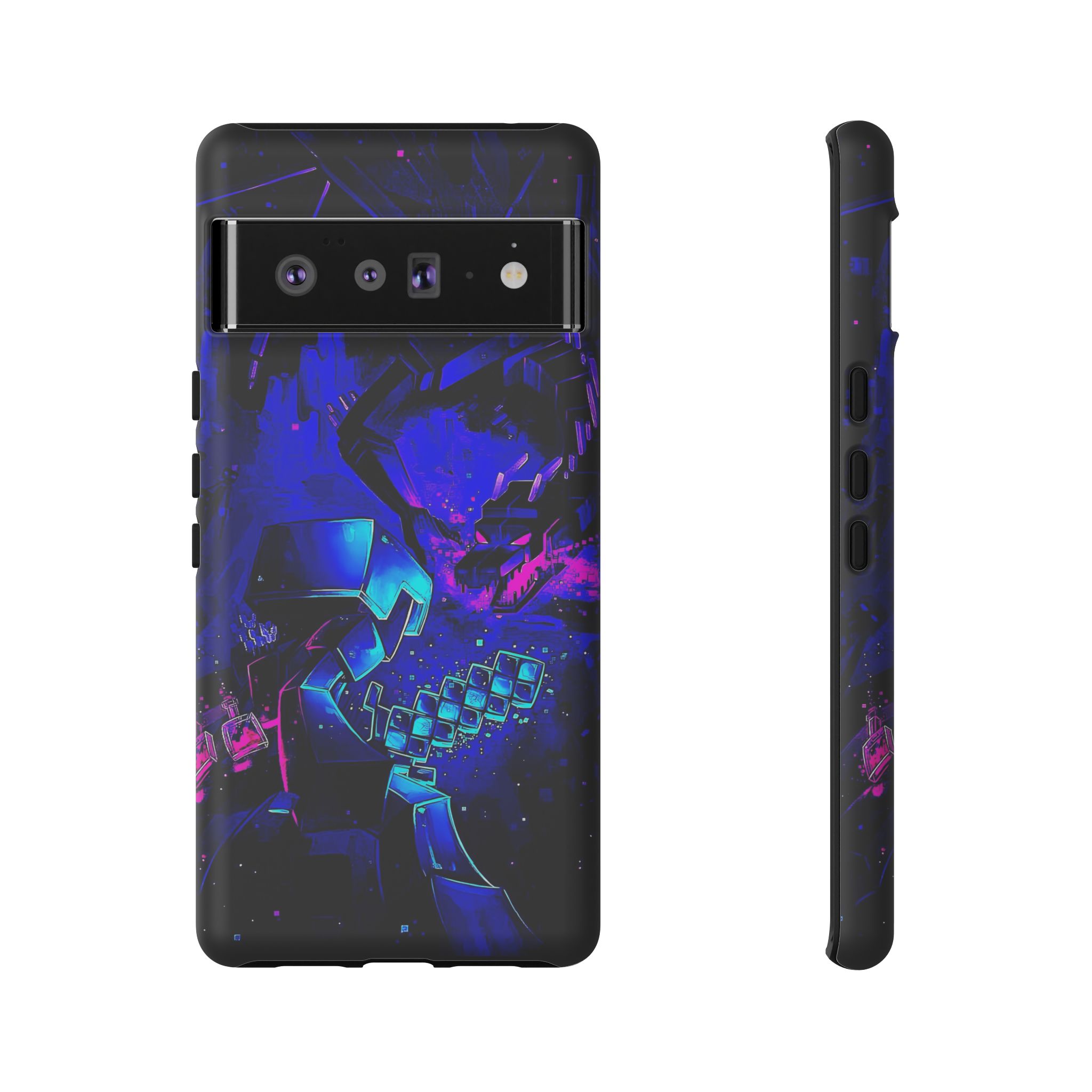Minecraft End Dragon Fight Inspired Tough Cases - durable phone case