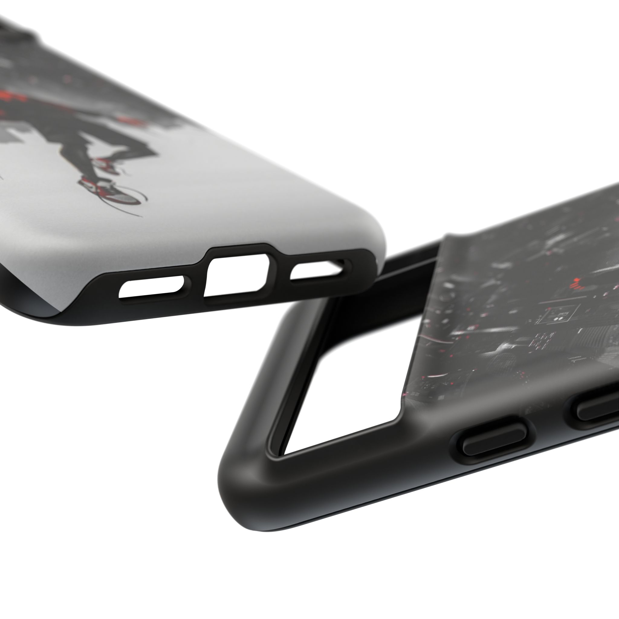 Mile Morale Spider Inspired Tough Cases - case side view detail