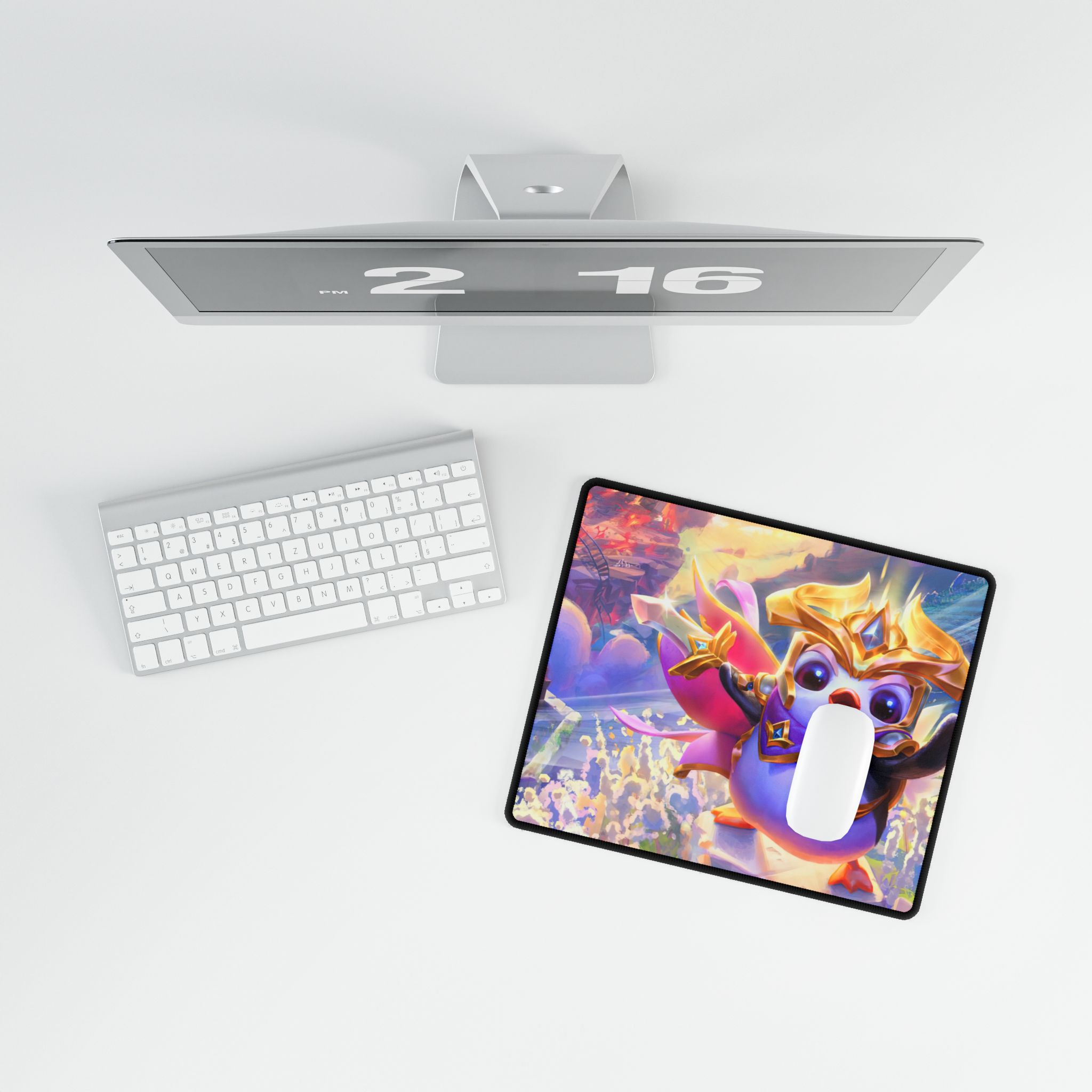 Lol Team Fight Tactics Inspired Desk Mat | Gaming Mouse Pad | TFT Mouse Pad | Perfect Desk Accessory - slim fit case mockup