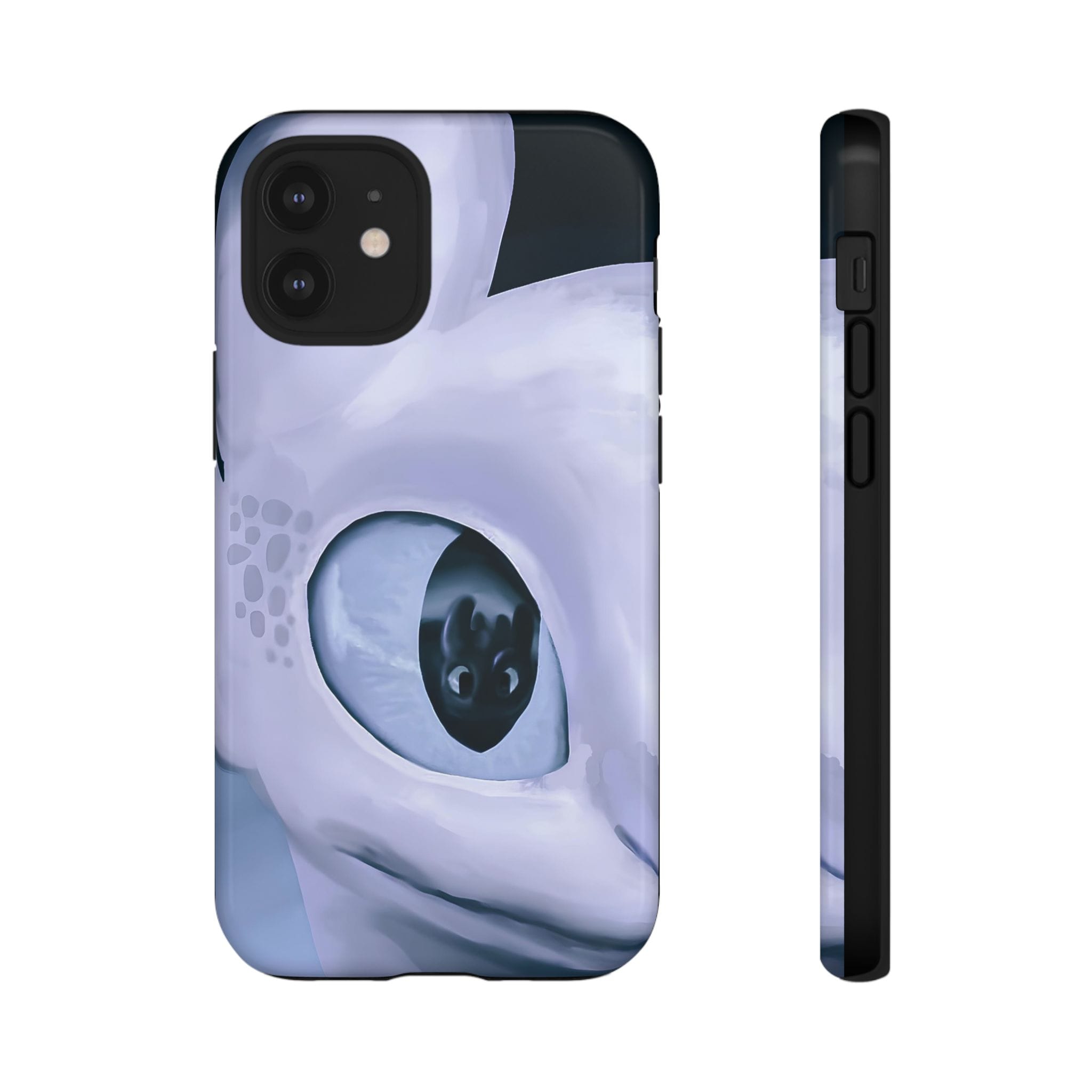 HTTYD: Light Fury in Love Inspired Tough Cases - Valentine's Day Couple Gifts - case design close up