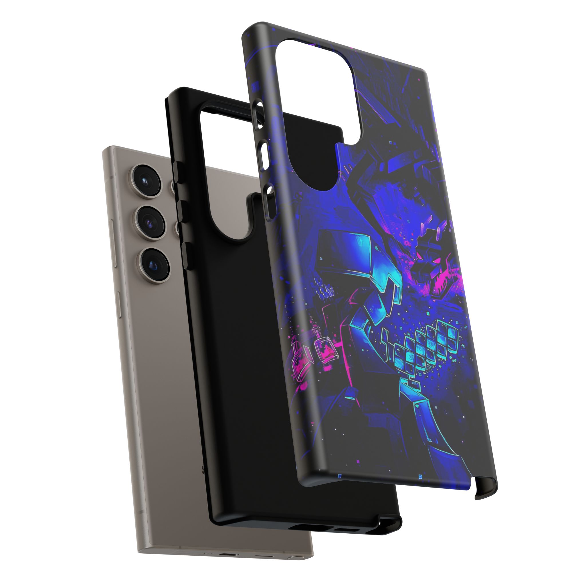 Minecraft End Dragon Fight Inspired Tough Cases - sleek phone case design
