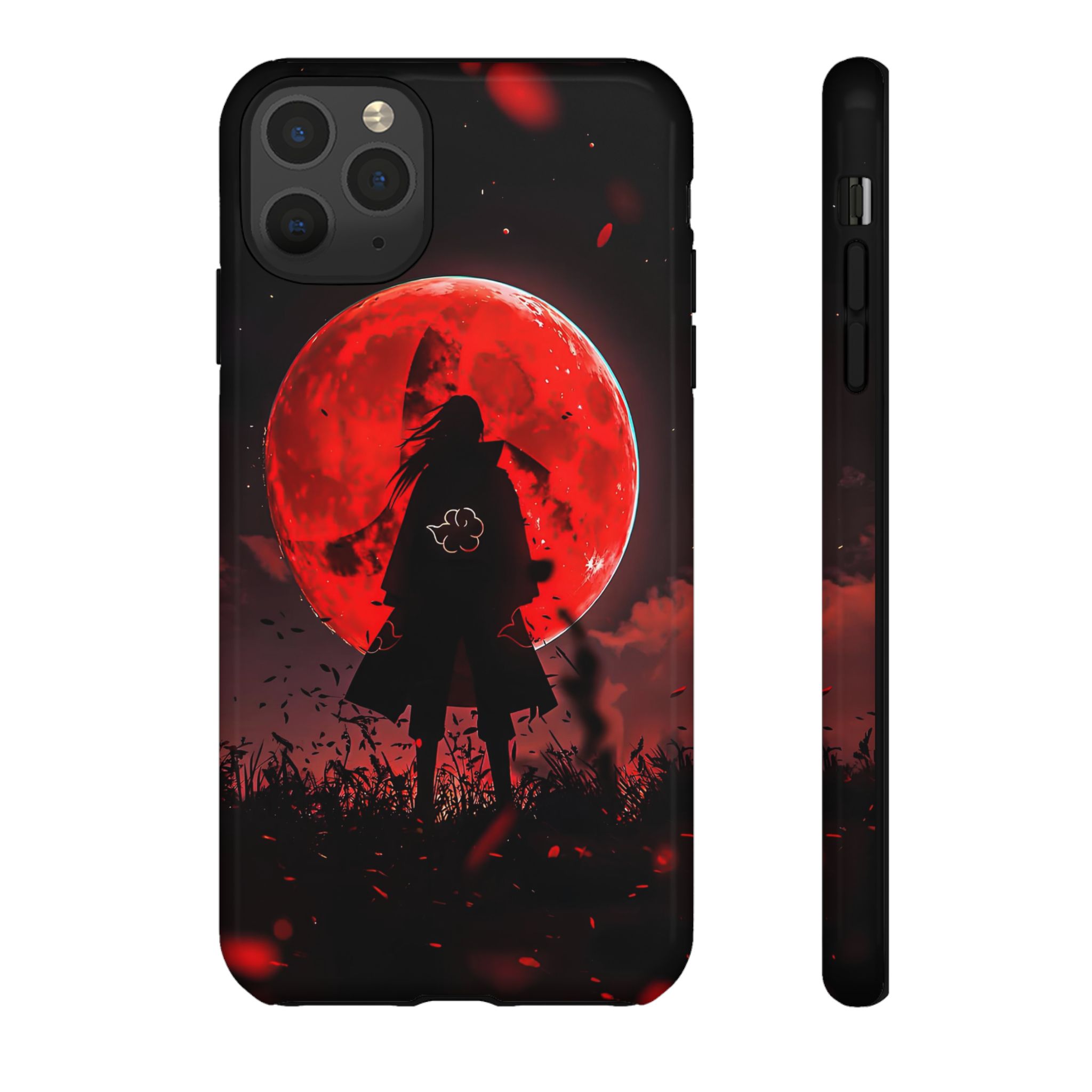 Itachi Red Moon Anime Inspired Tough Phone Cases - high quality phone case