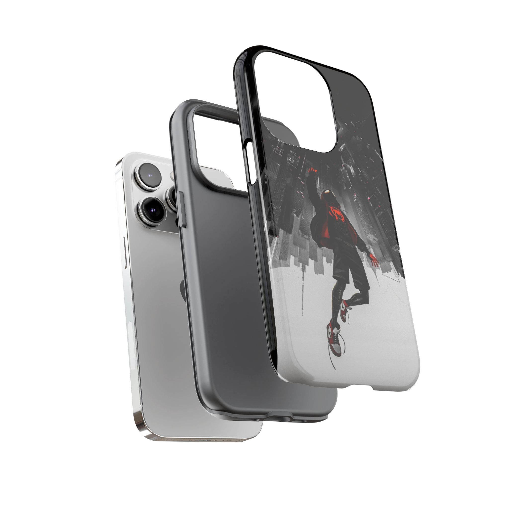 Mile Morale Spider Inspired Tough Cases - artistic case front