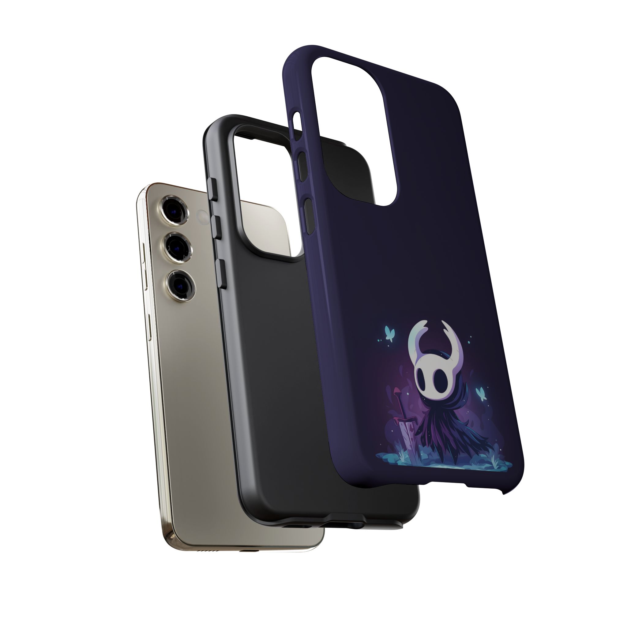 Hollow Knight Glowing Inspired Phone Cases - protective case mockup