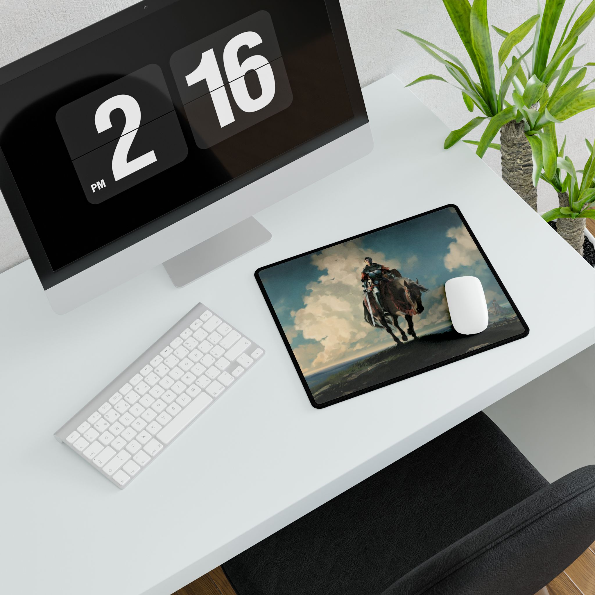 Kingdom Deliverance Inspired Desk Mat | Gaming Mouse Pad | Perfect Desk Accessory - tough case front view