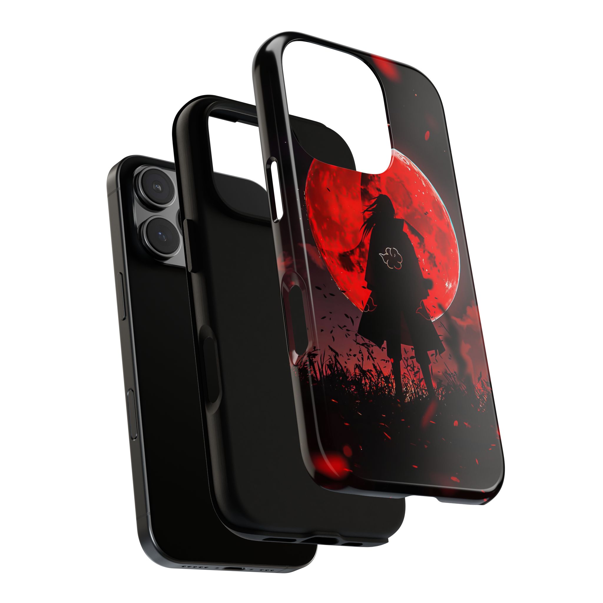 Itachi Red Moon Anime Inspired Tough Phone Cases - custom printed case