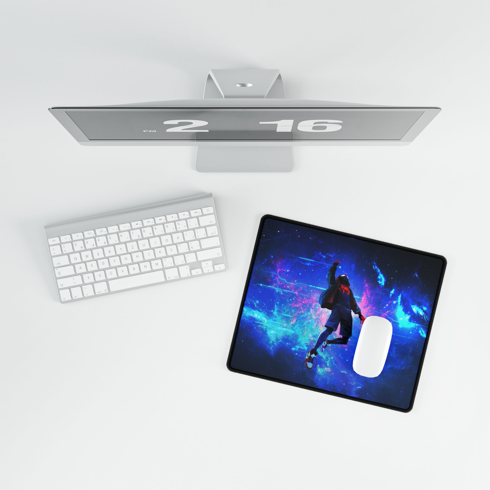 Spiderman Mile Morale Inspired Desk Mat | Gaming Mouse Pad | Spiderman Mouse Pad | Perfect Desk Accessory - slim fit case mockup