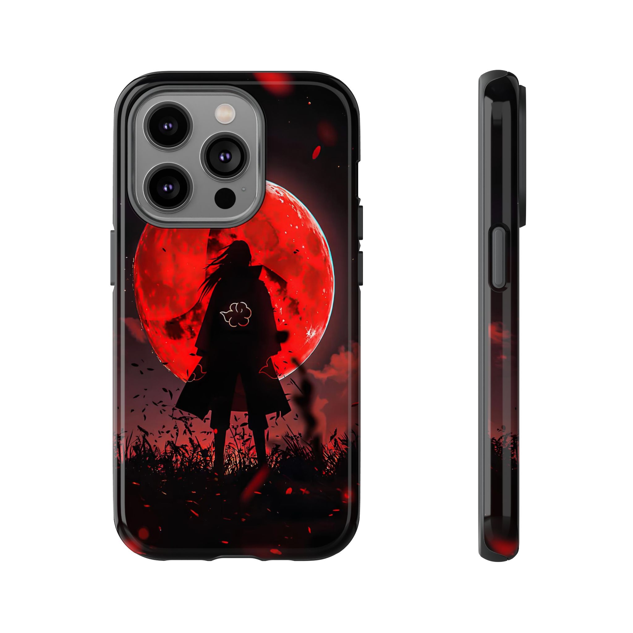 Itachi Red Moon Anime Inspired Tough Phone Cases - quality case design