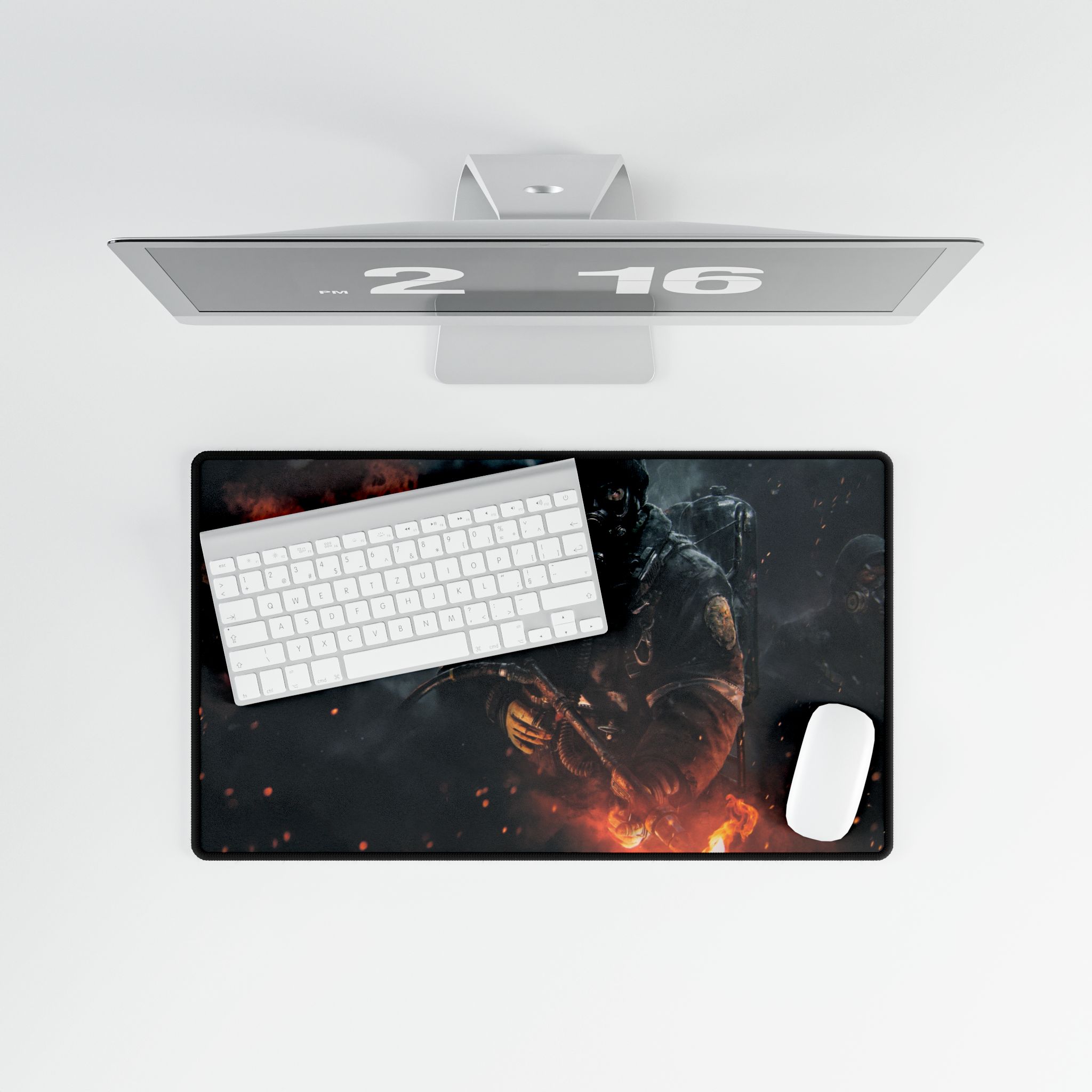 Metro 2033 Inspired Desk Mat | Gaming Mouse Pad | Perfect Desk Accessory - stylish phone case option