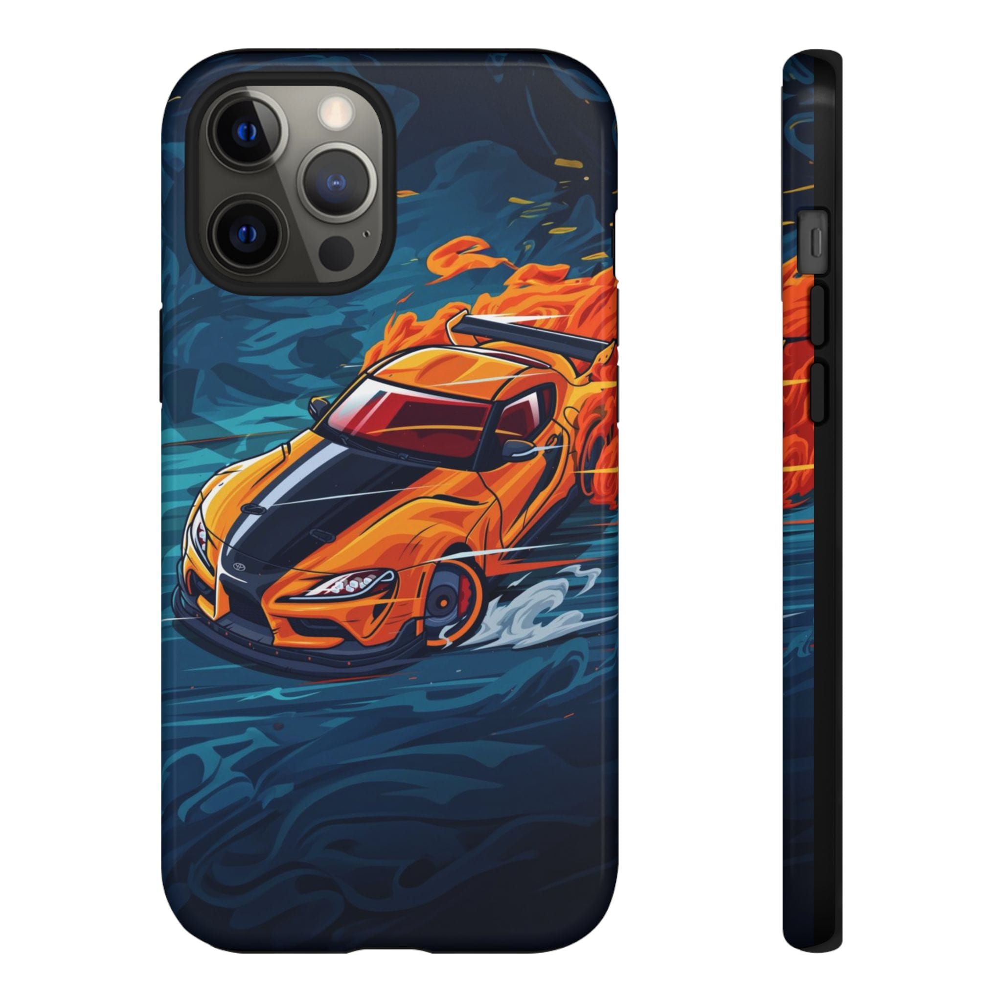 Car Lover Supra Inspired Tough Cases - detailed case artwork