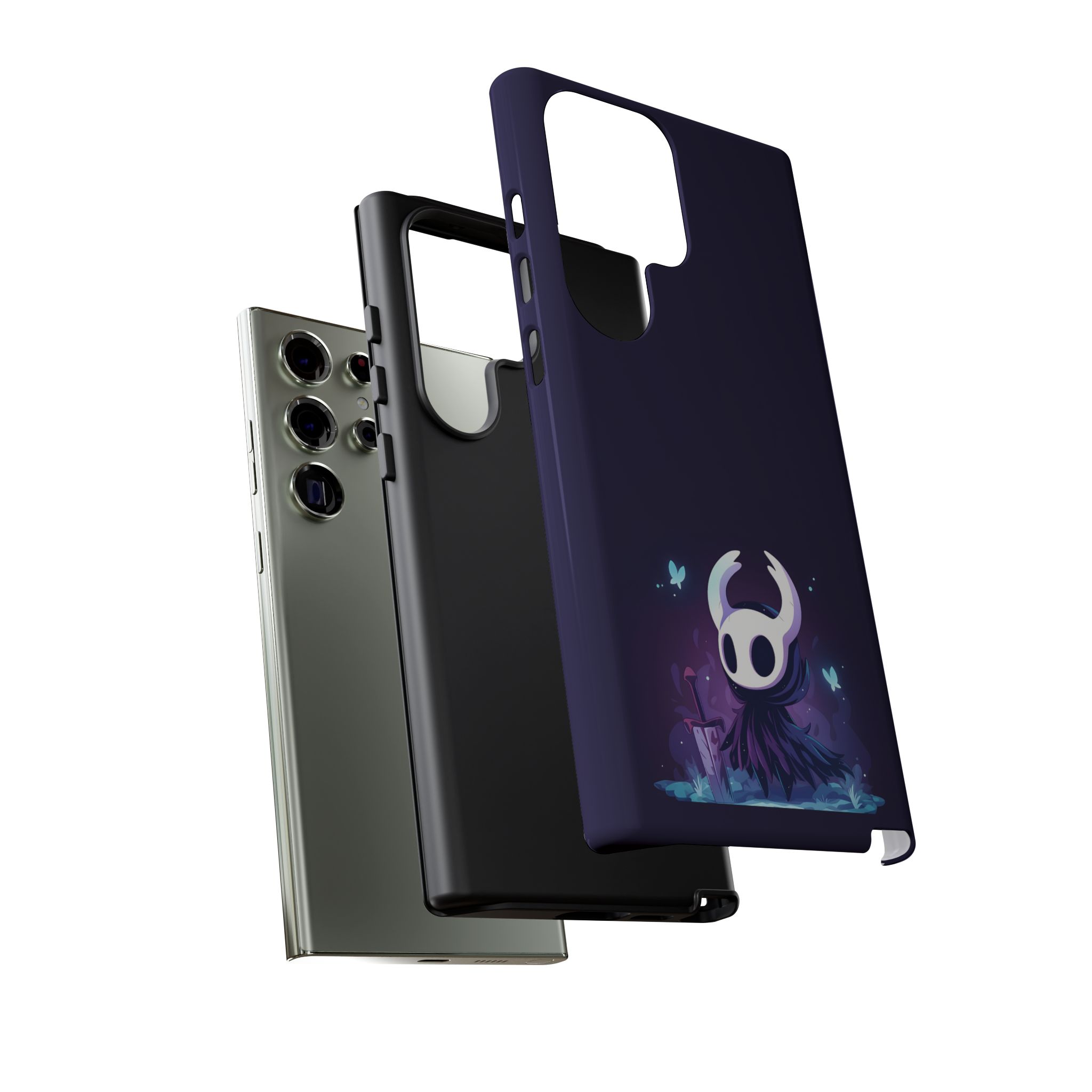 Hollow Knight Glowing Inspired Phone Cases - case side view detail