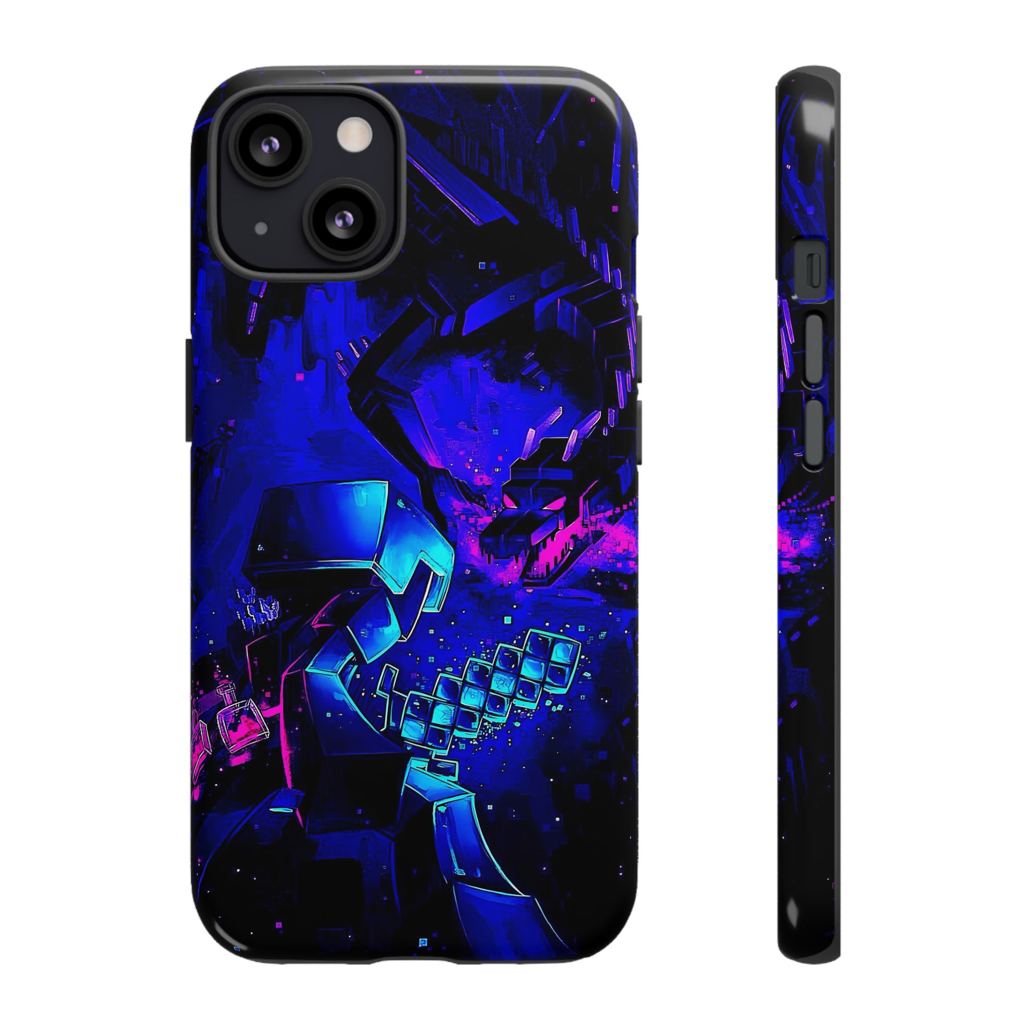 Minecraft End Dragon Fight Inspired Tough Cases - protective case mockup