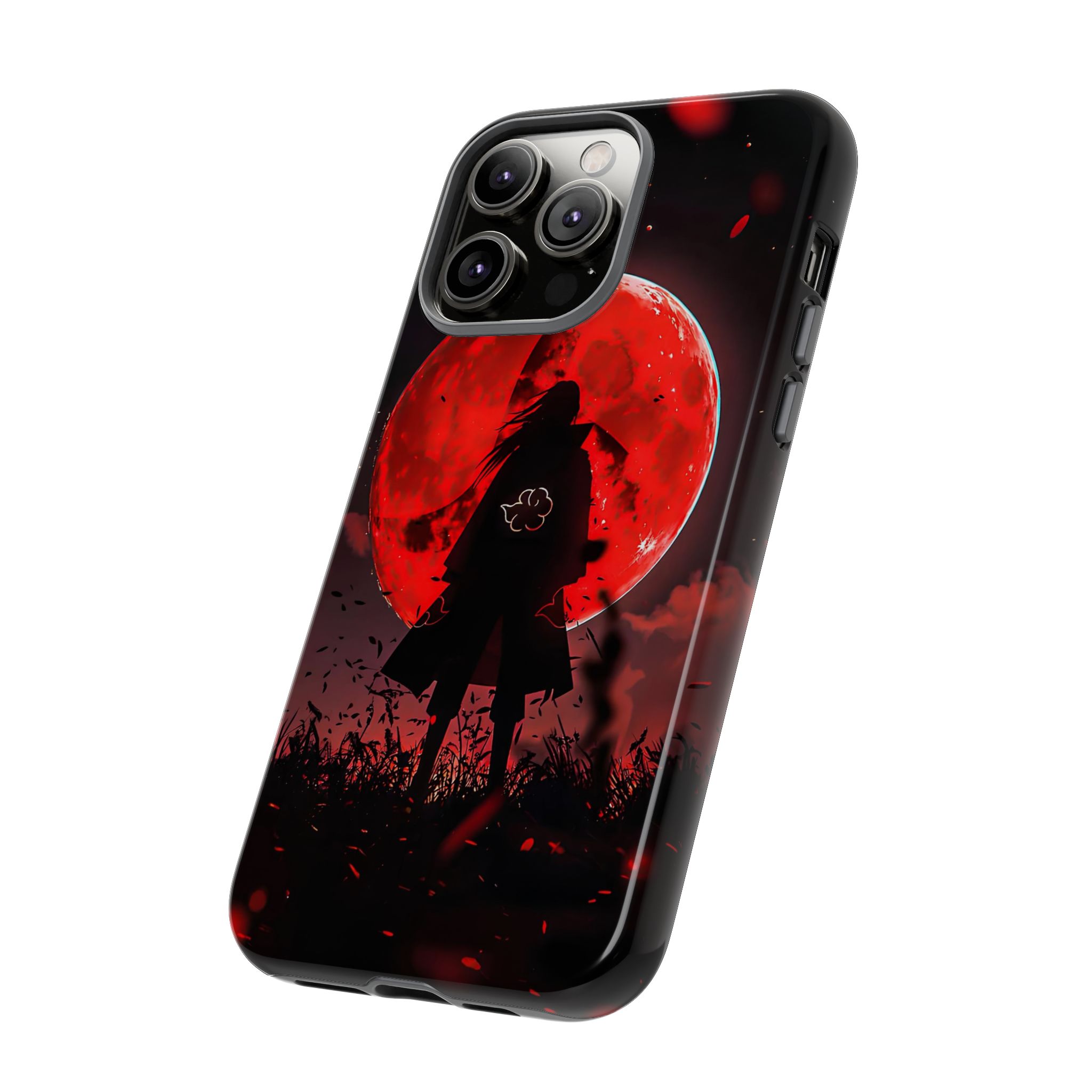 Itachi Red Moon Anime Inspired Tough Phone Cases - shock absorbing case