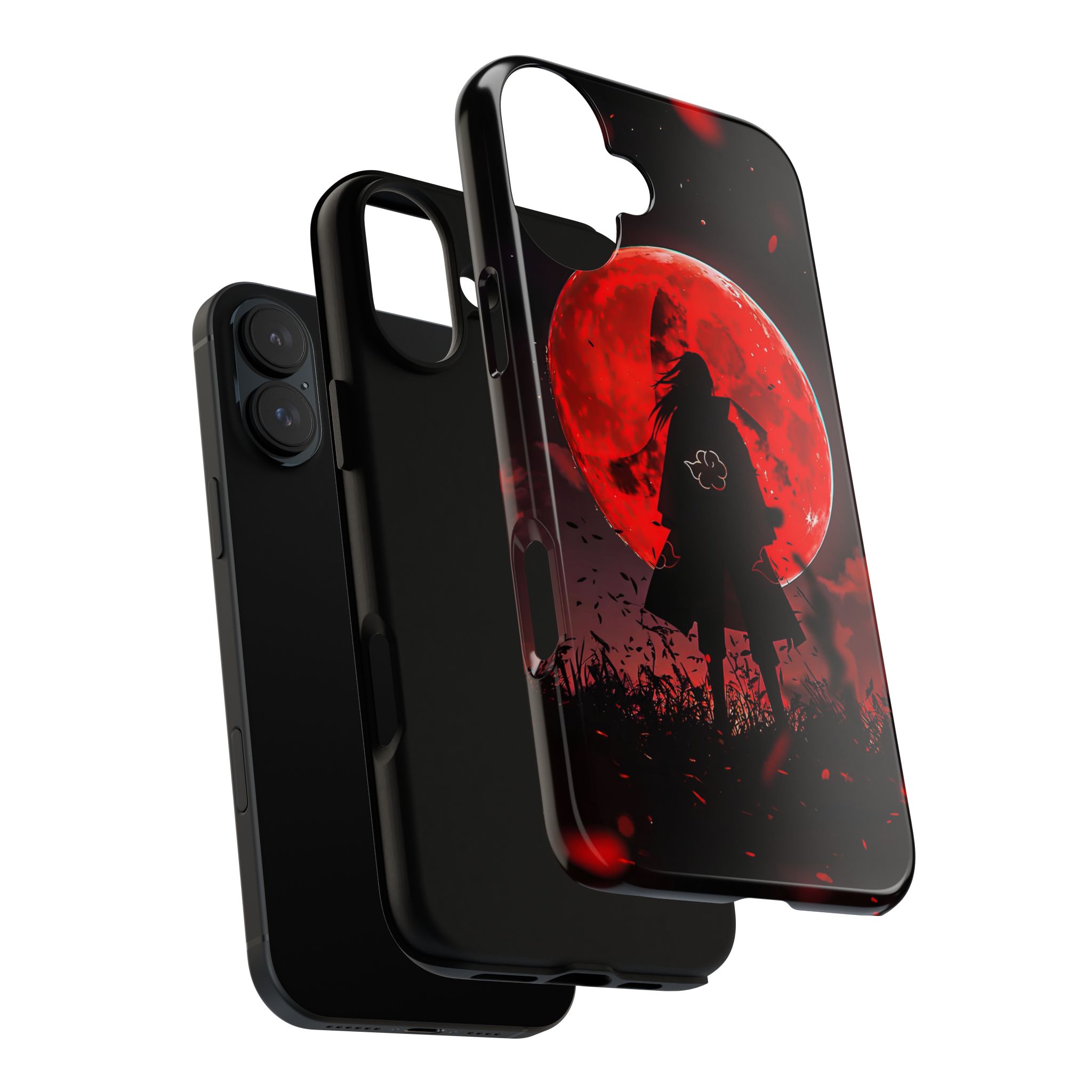 Itachi Red Moon Anime Inspired Tough Phone Cases - designer case view