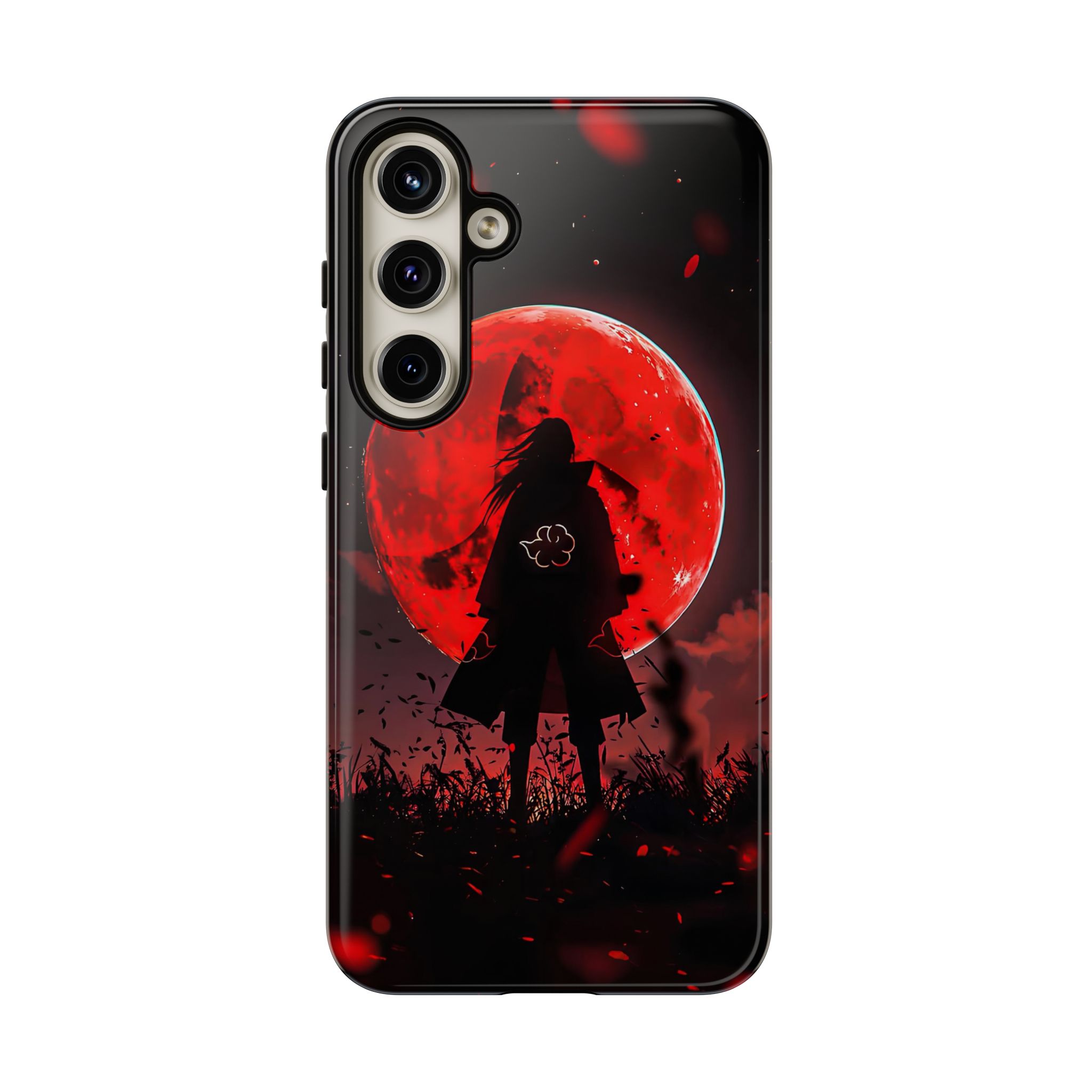 Itachi Red Moon Anime Inspired Tough Phone Cases - case with unique artwork