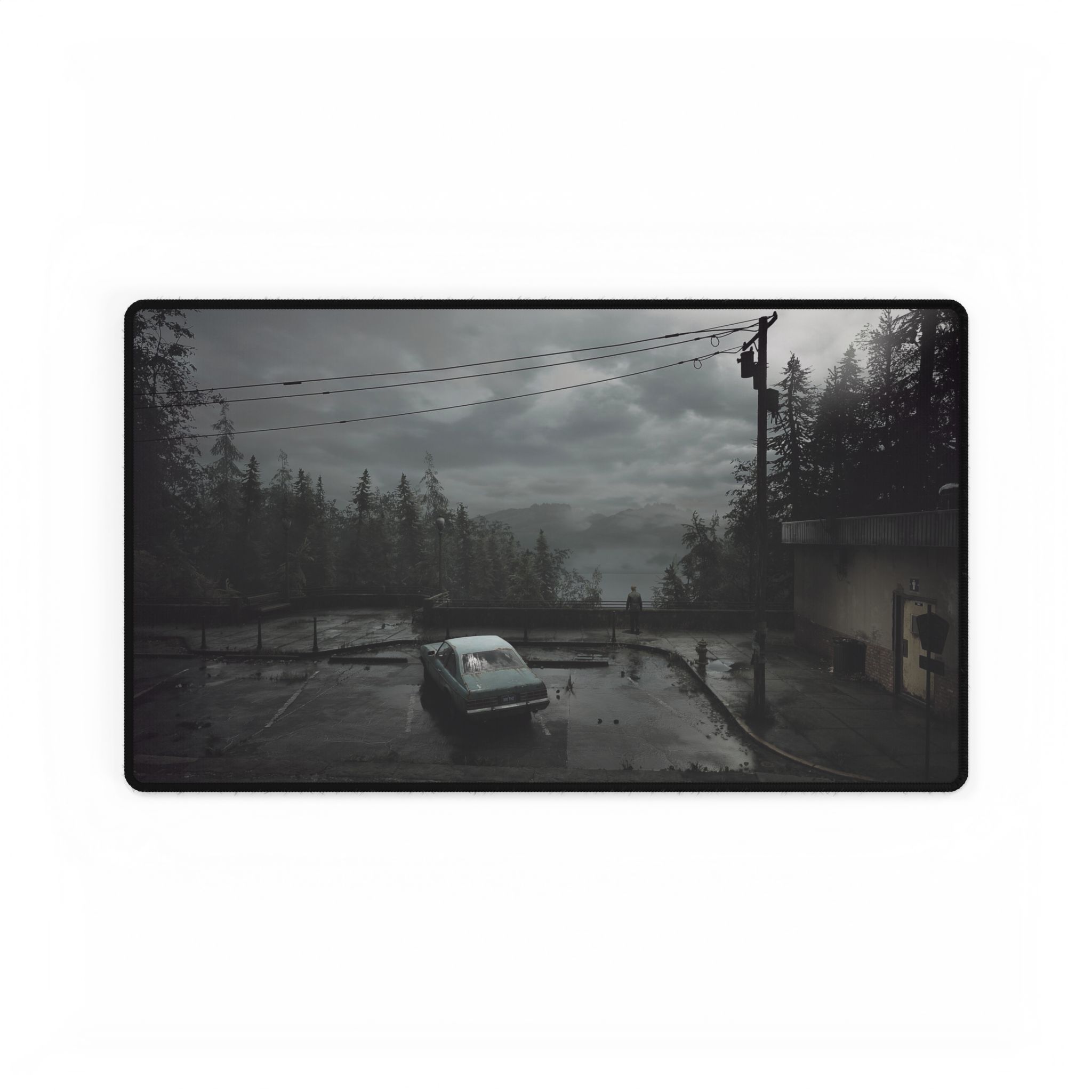 Silent Hill 2 Ghost Town Inspired Desk Mat | Gaming Mouse Pad | Perfect Desk Accessory - durable phone case