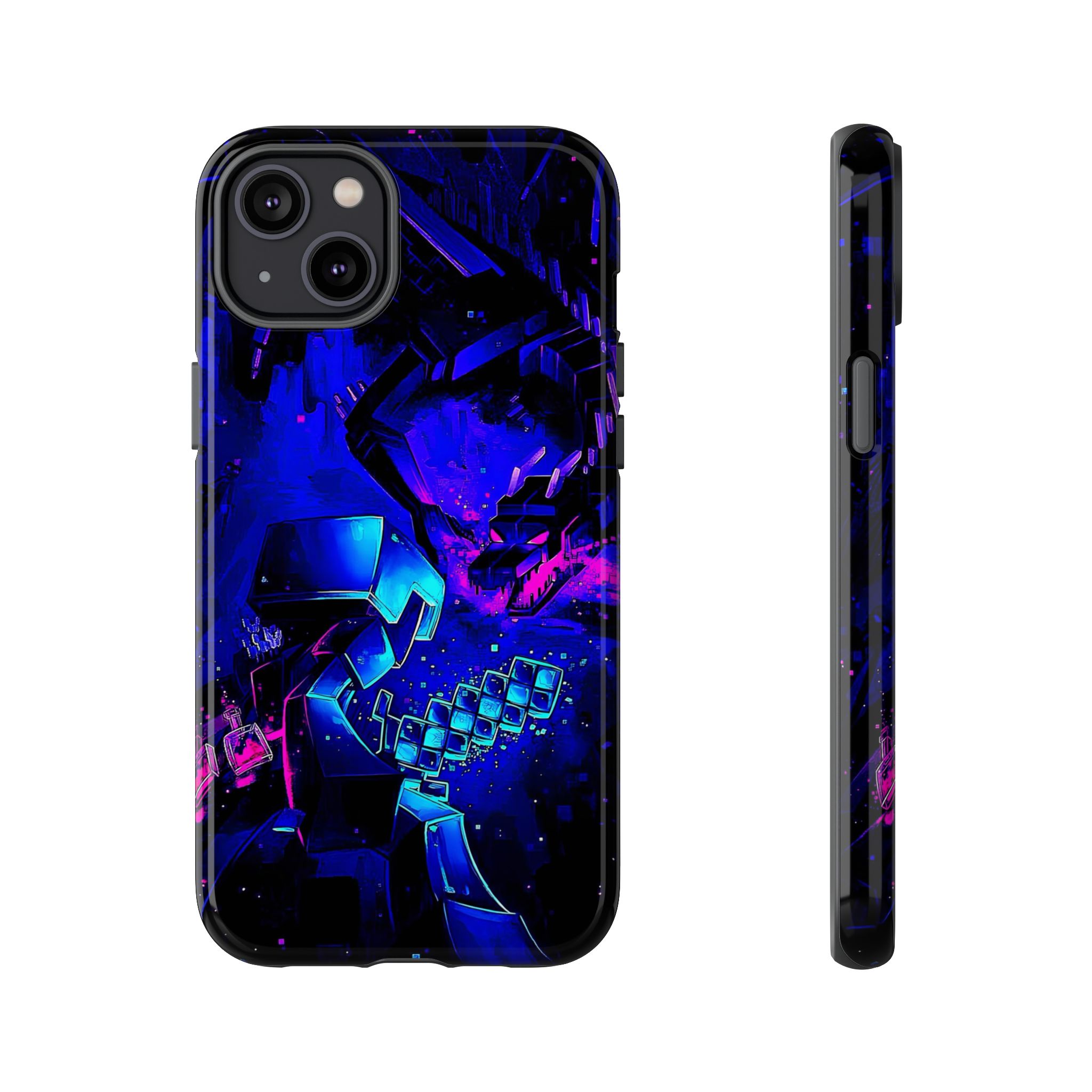 Minecraft End Dragon Fight Inspired Tough Cases - high quality phone case