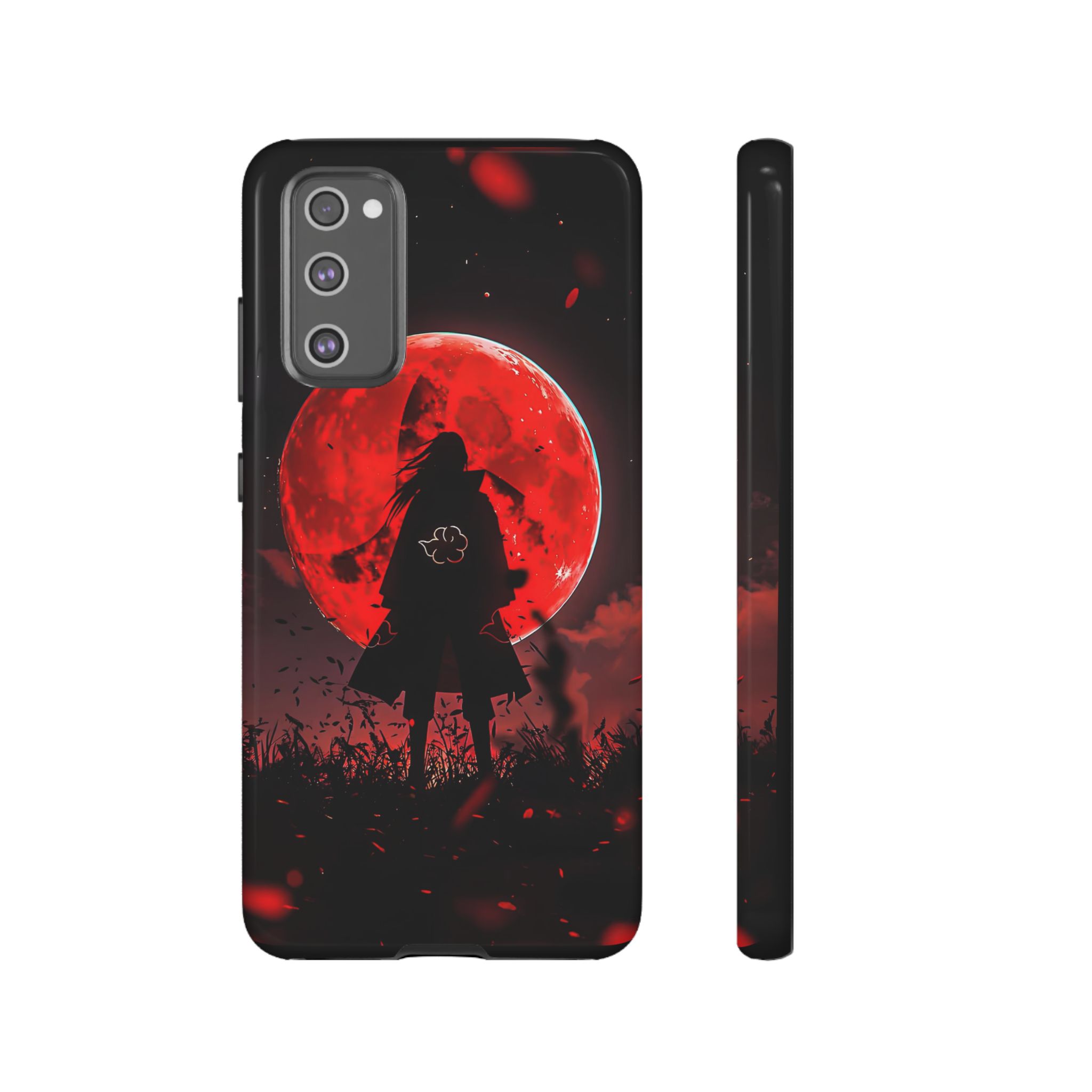 Itachi Red Moon Anime Inspired Tough Phone Cases - bold design phone case
