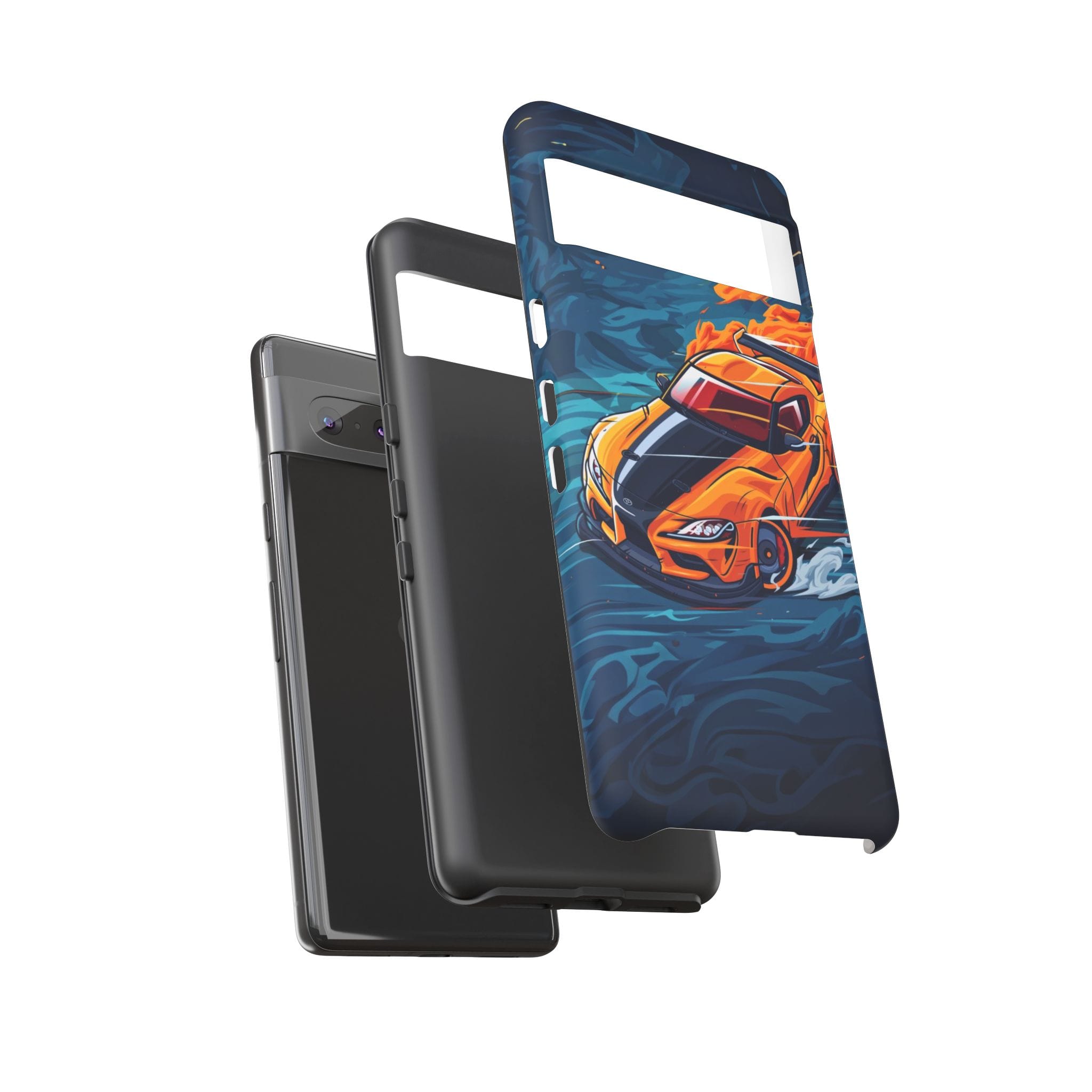 Car Lover Supra Inspired Tough Cases - detailed case artwork