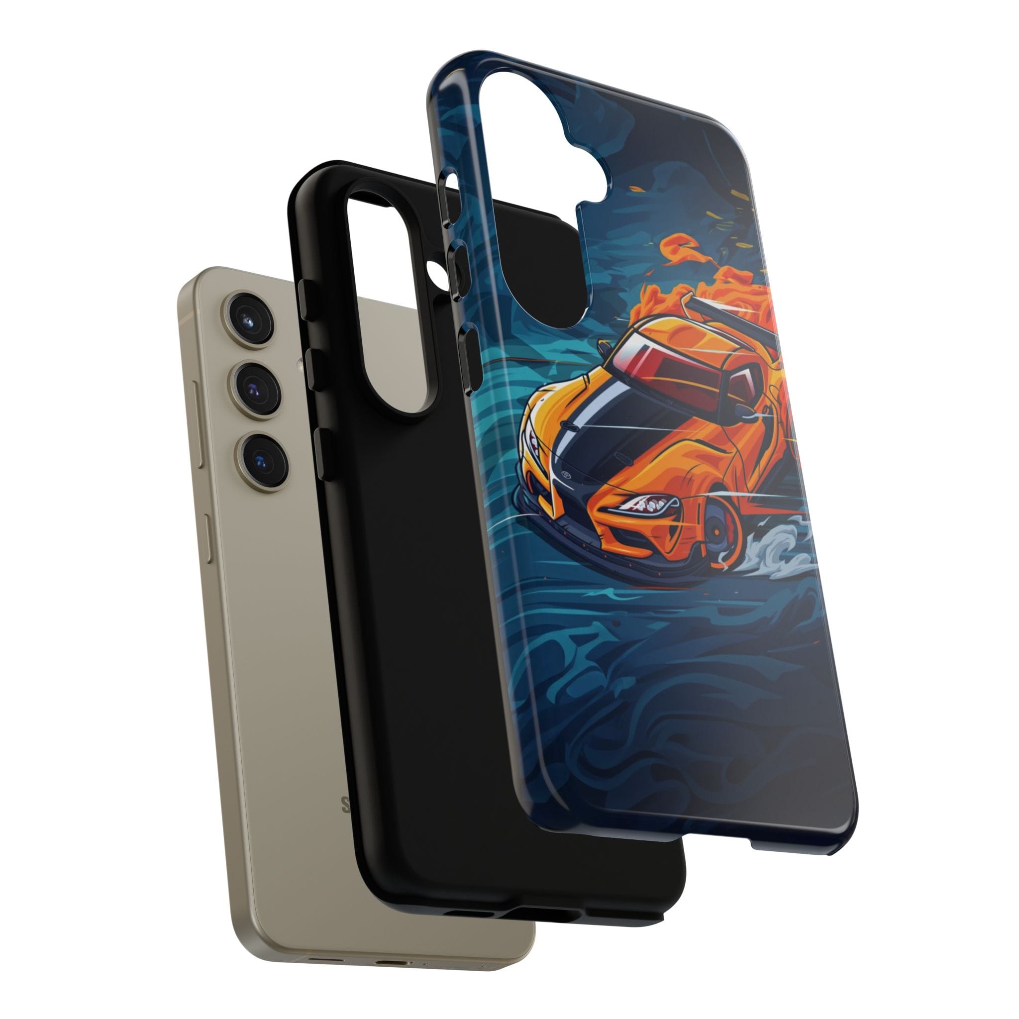Car Lover Supra Inspired Tough Cases - case back design view