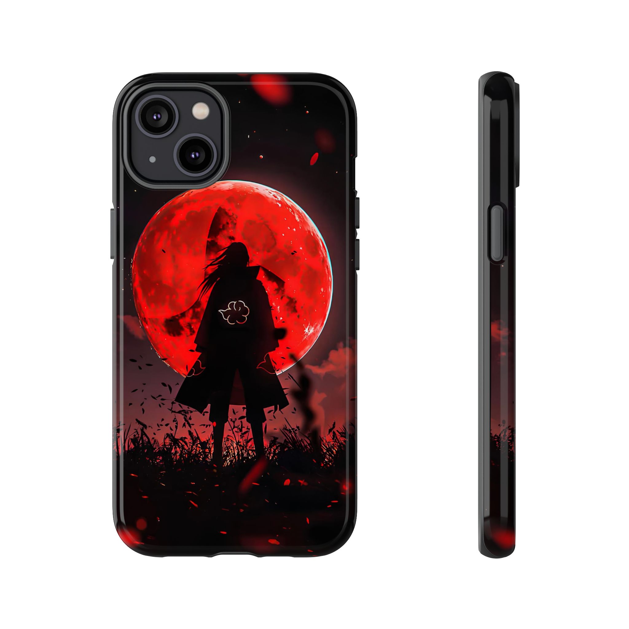 Itachi Red Moon Anime Inspired Tough Phone Cases - tough case front view